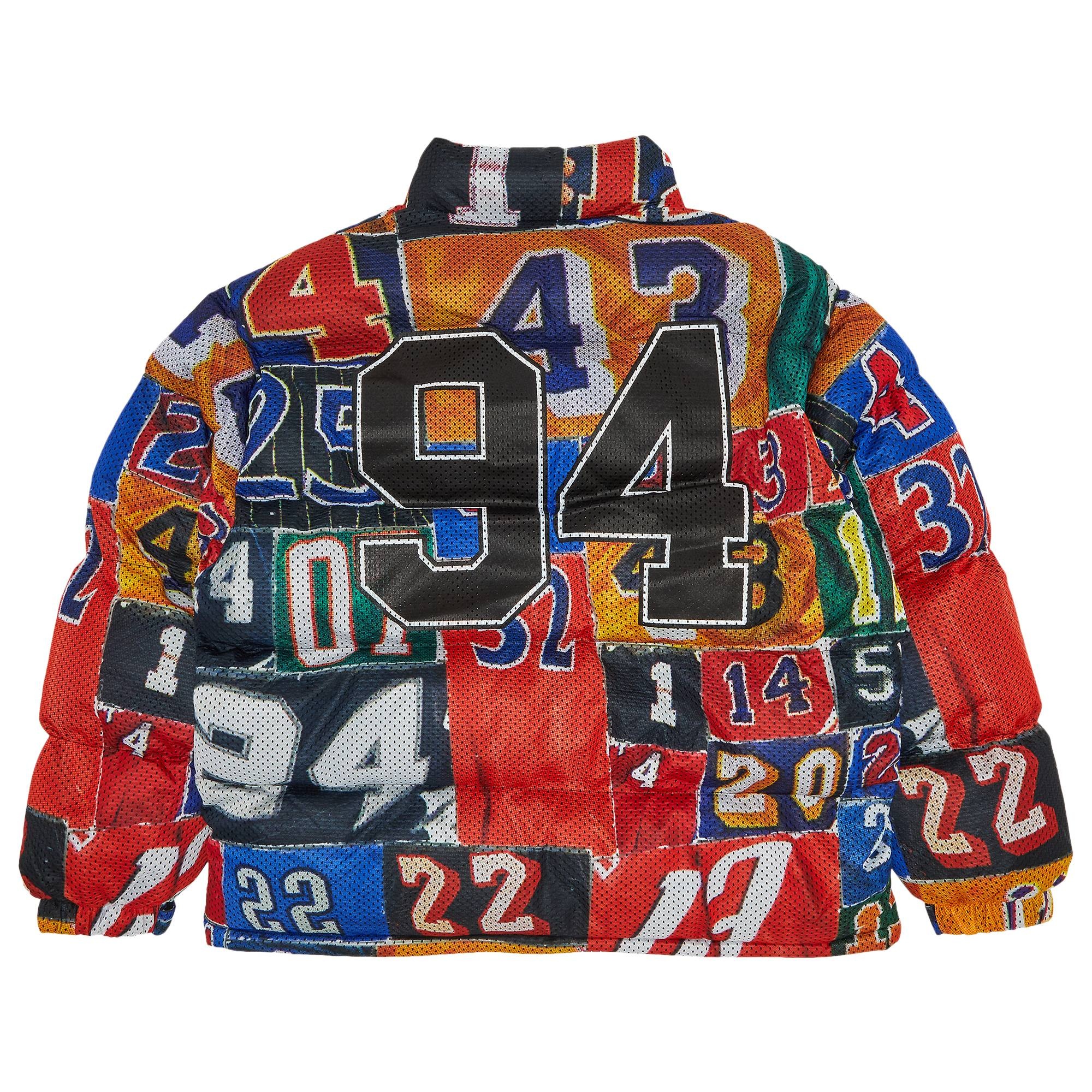 Supreme Mesh Jersey Puffer Jacket 'Multicolor' - 2