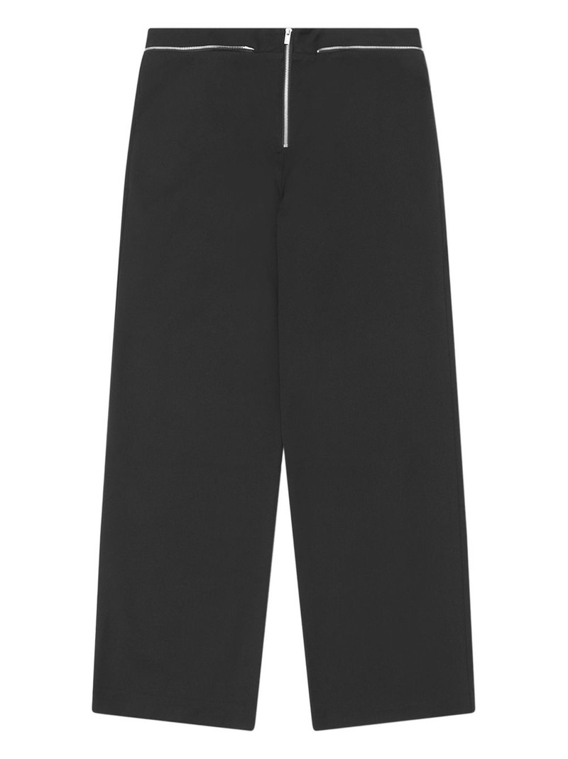 Adsum zip-fastening trousers 1