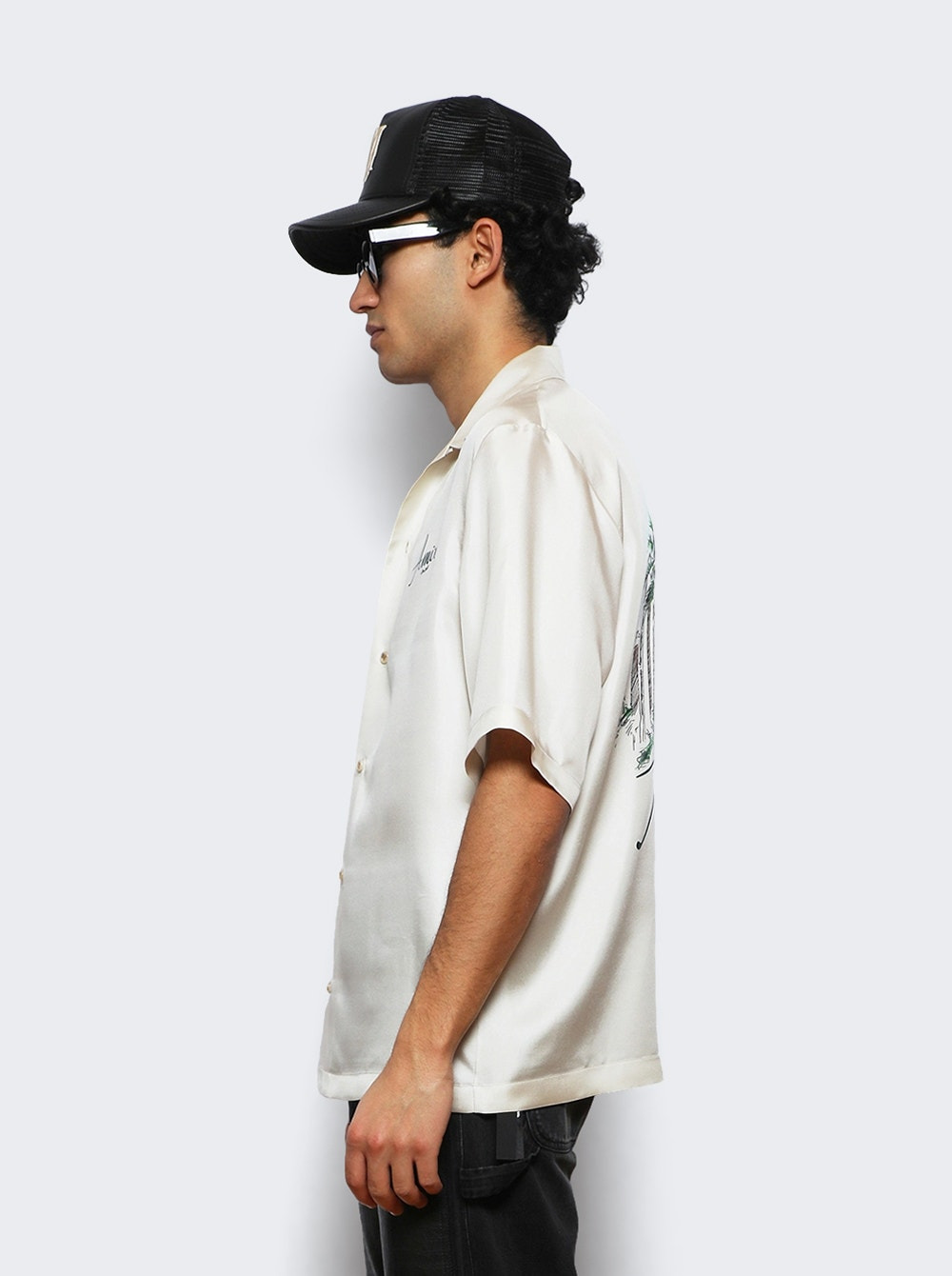 Hotel Bowling Shirt Alabaster - 3