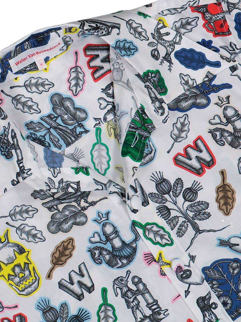 graphic-print button shirt 3