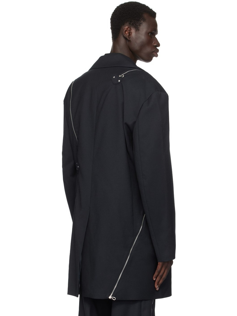 Navy Knox Multi Zip Blazer 3
