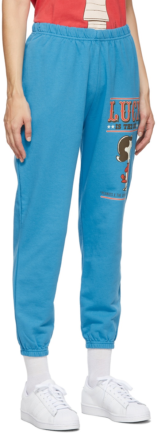 Blue Peanuts Edition 'The Gym' Lounge Pants - 2