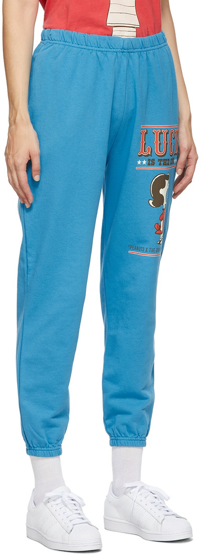 Marc Jacobs Blue Peanuts Edition 'The Gym' Lounge Pants outlook