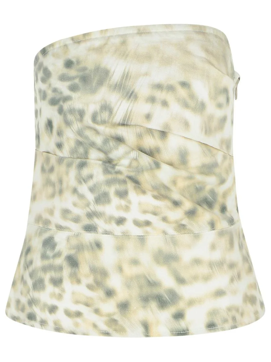 Rotate Birger Christensen 'Leo' Multicolor Cotton Top - 1