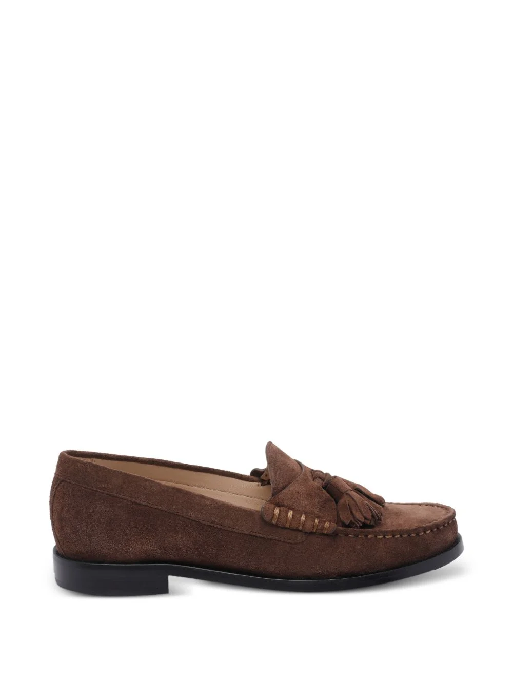tassel round toe loafers - 1