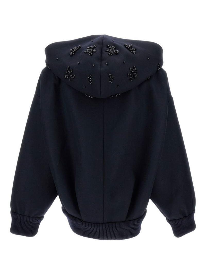 Simone Rocha zipper closure hoodie outlook