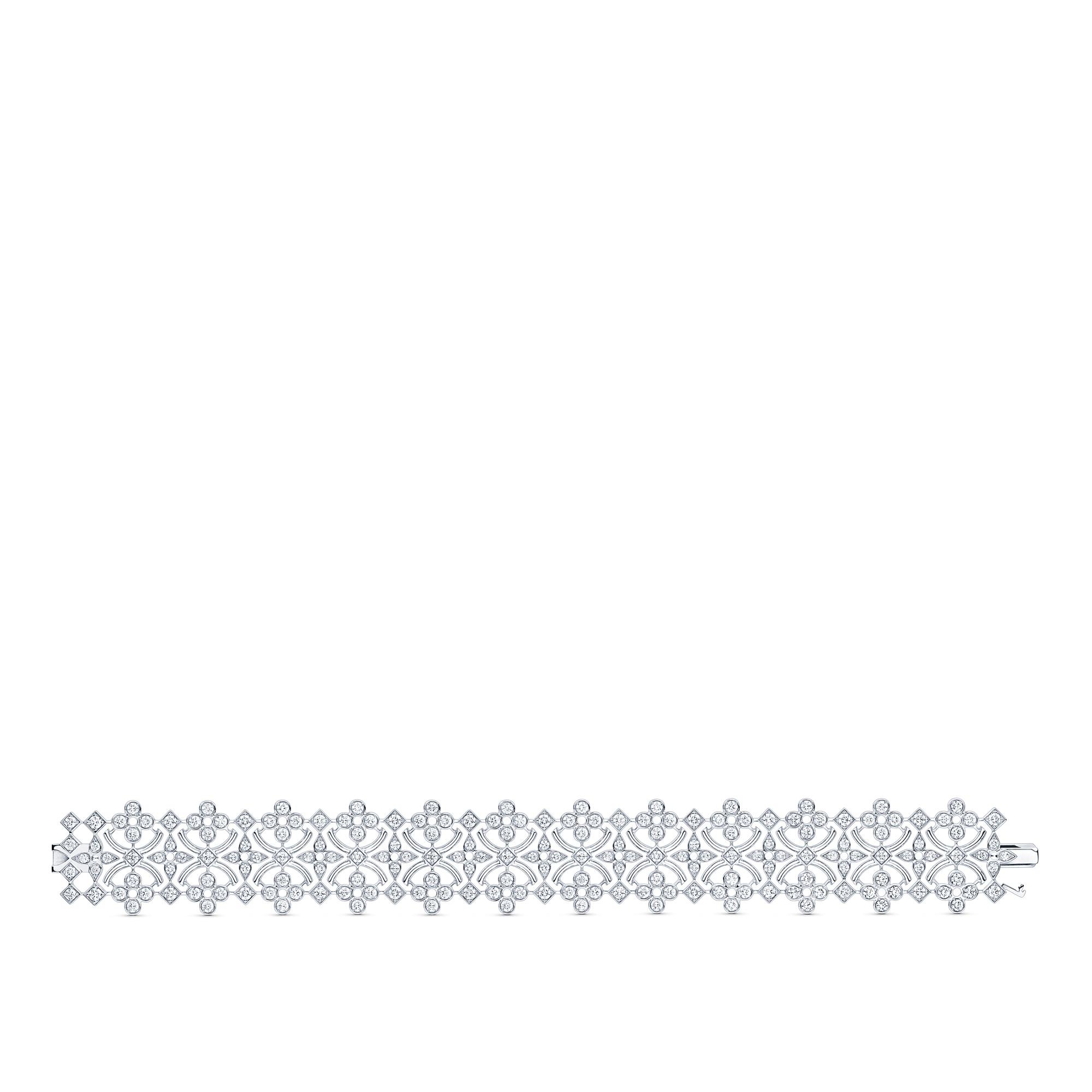 Dentelle Masterpiece Bracelet, White Gold And Diamonds - 4