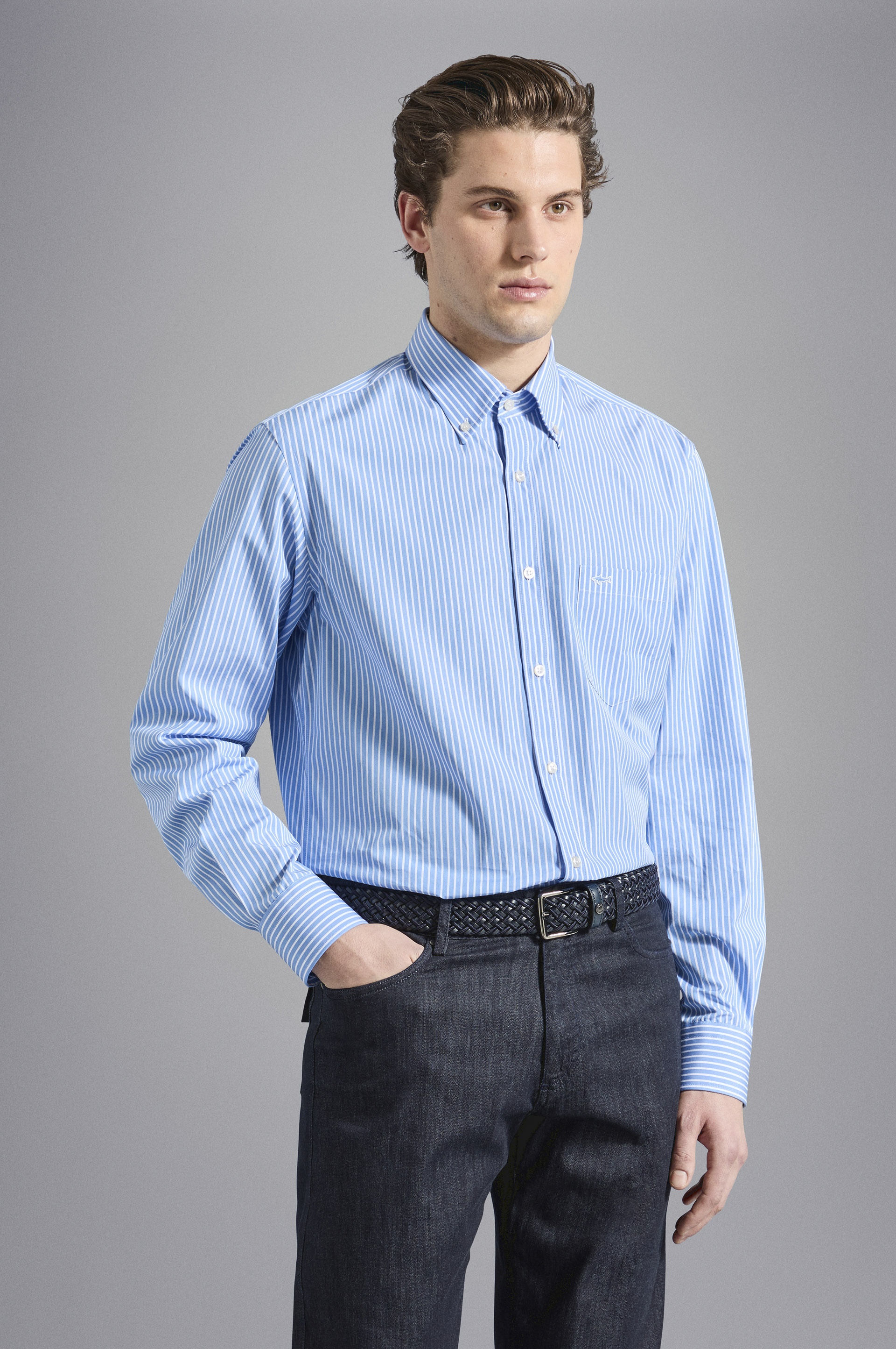STRIPED COTTON SHIRT - 6