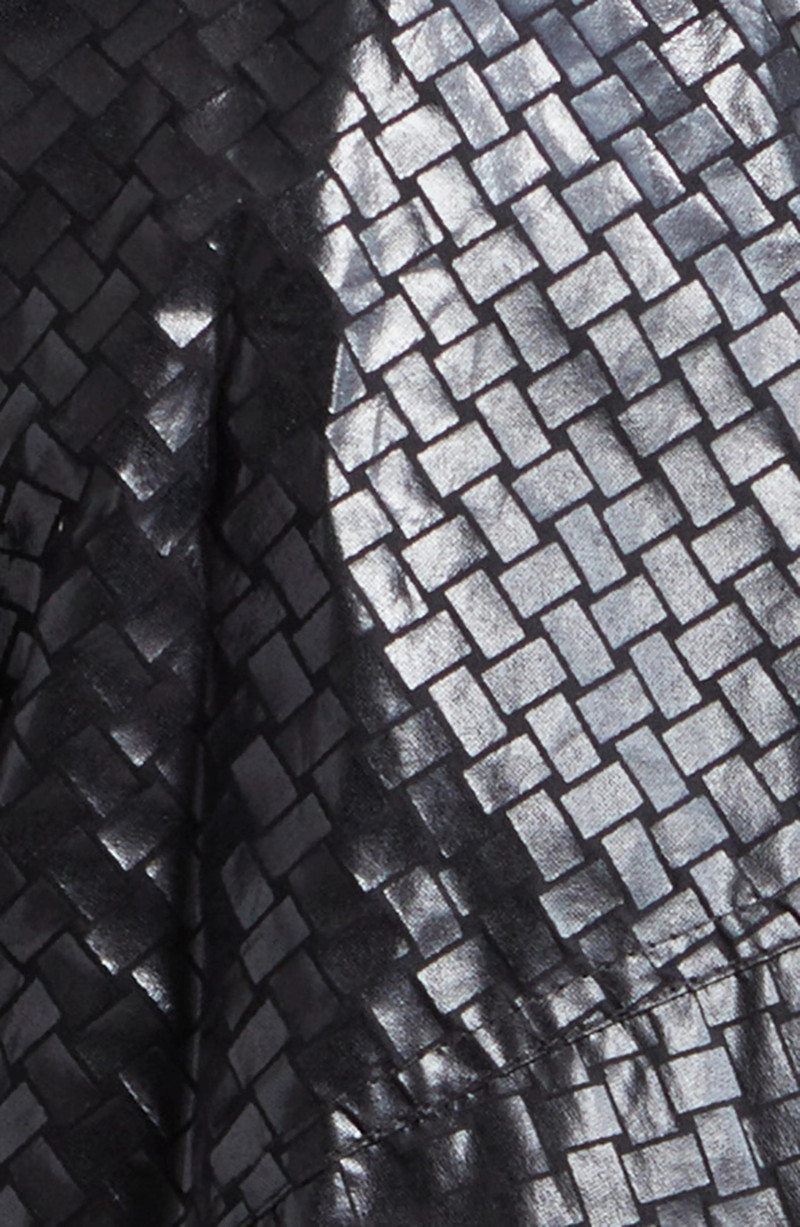 Basket Weave Faux Leather Jacket 5