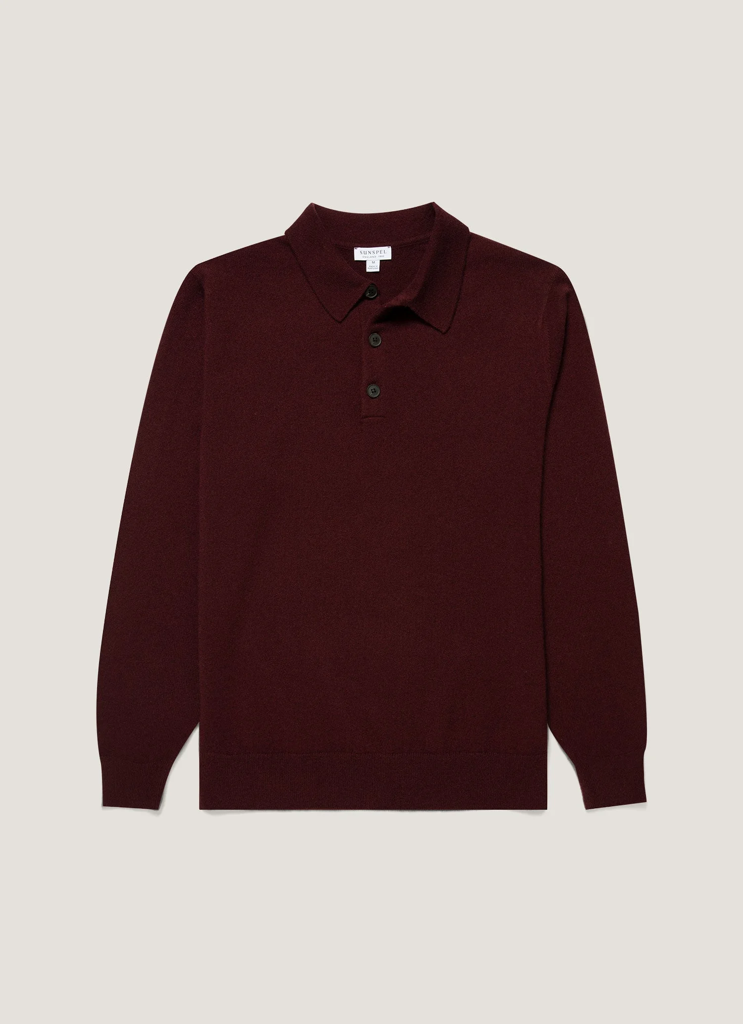 Cashmere Knitted Polo Shirt - 1