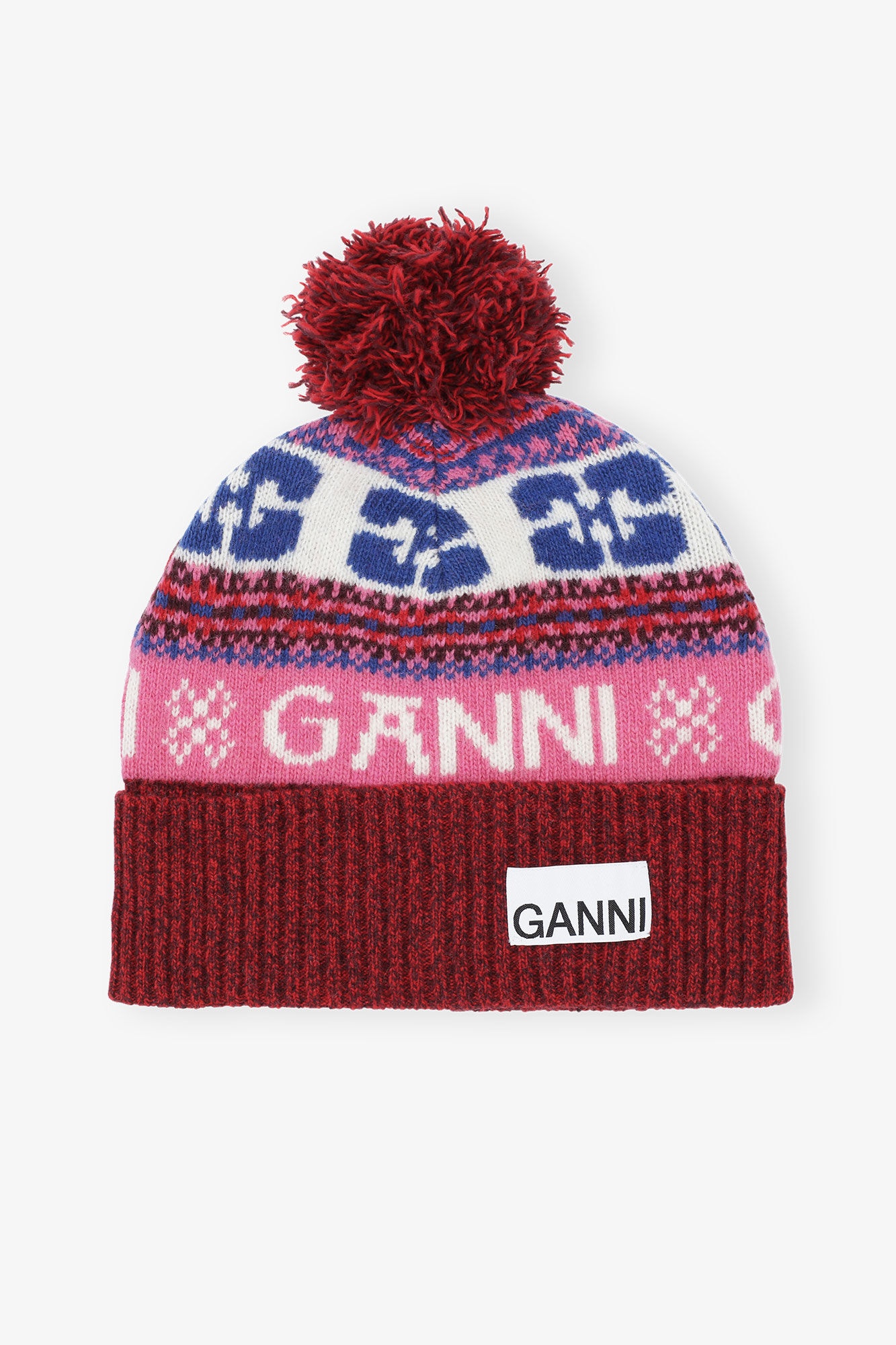 GRAPHIC WOOL BEANIE - 1