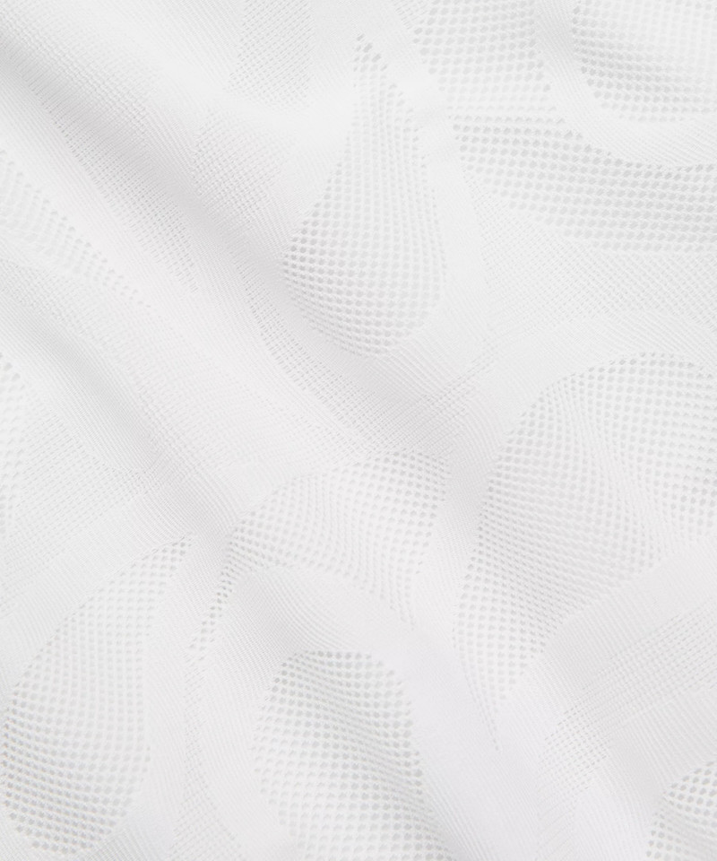 Paisley-Mesh Pleated Tennis Dress 6