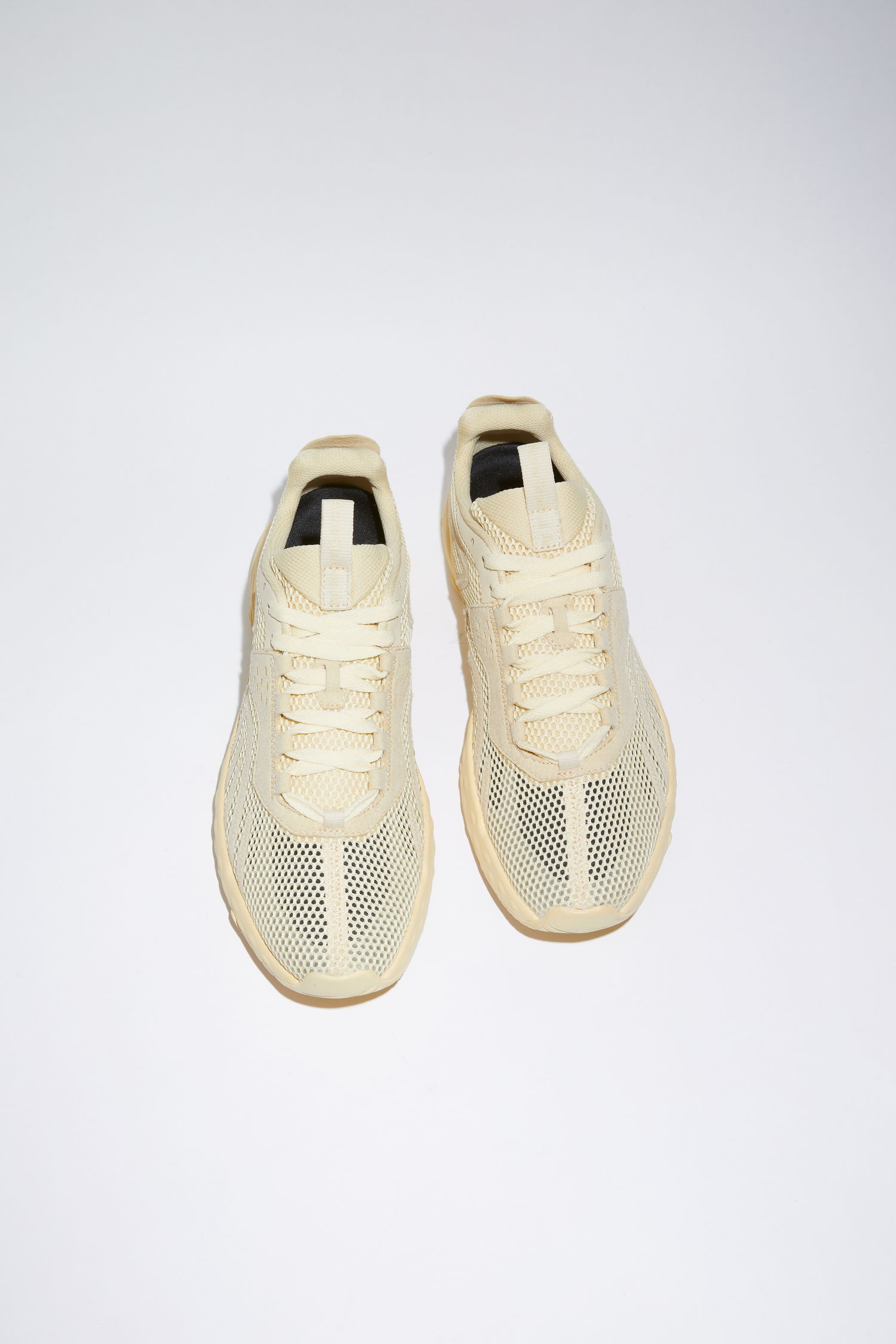 Lace-up sneakers - Pale yellow - 2