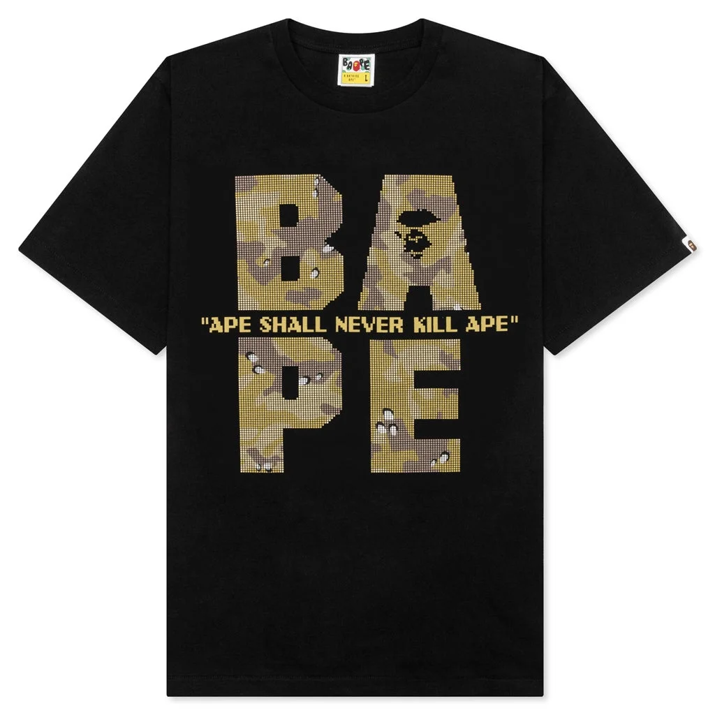 BITMAP LOGO TEE - BLACK - 1