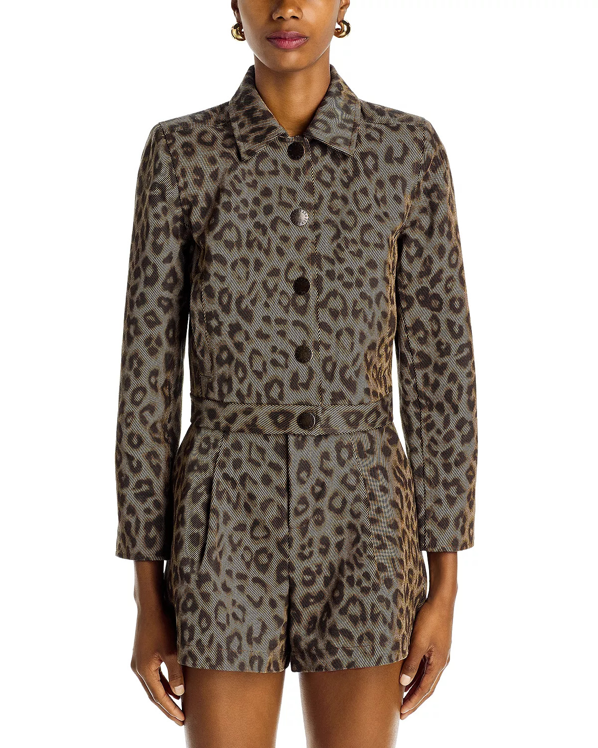 Marla Crop Leopard Jacket - 2