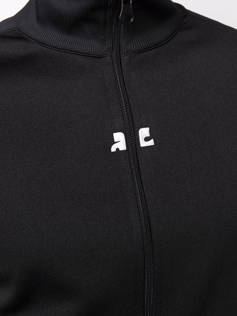 logo-print roll neck jumper - 5