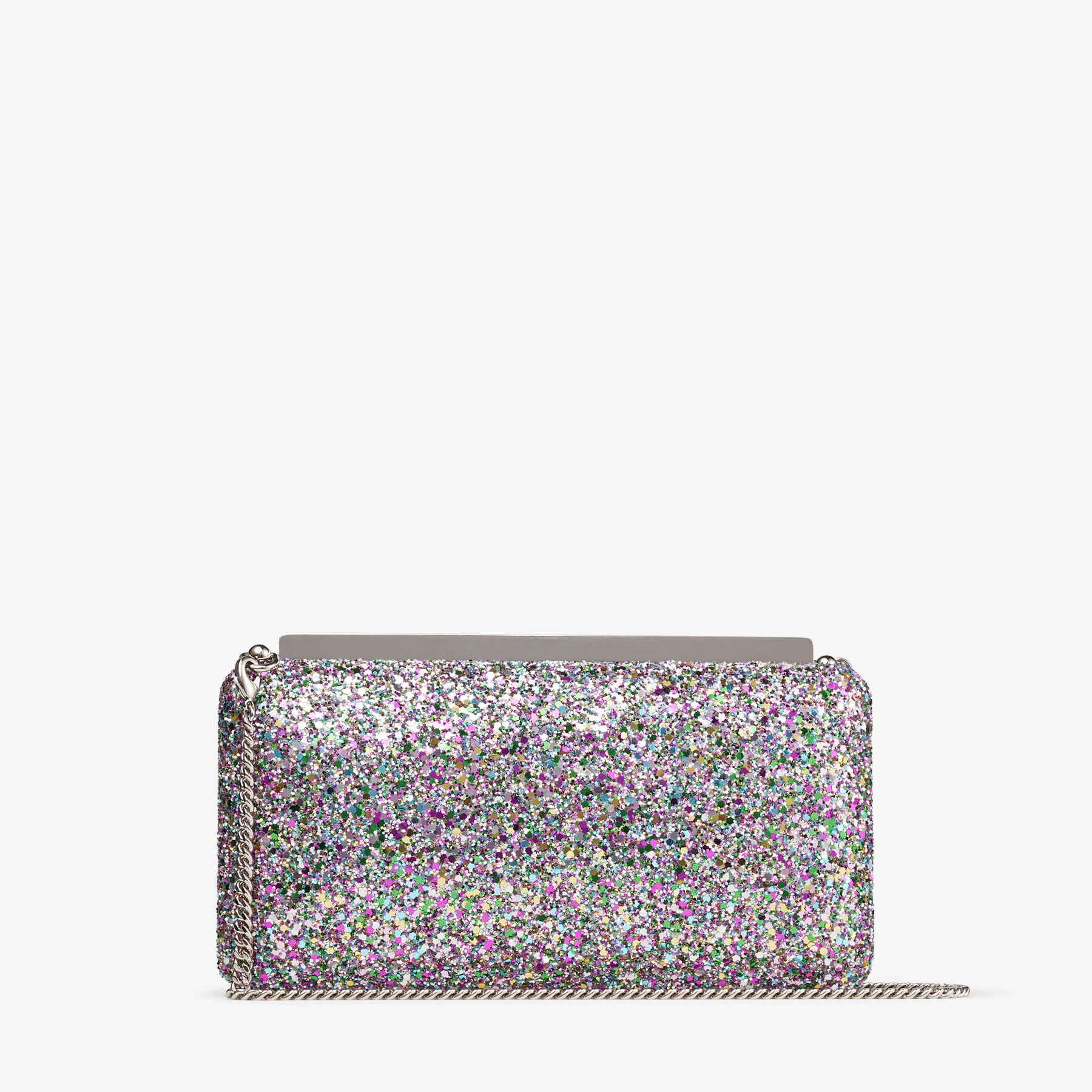Ellipse
Confetti Coarse Glitter Fabric Clutch Bag - 3
