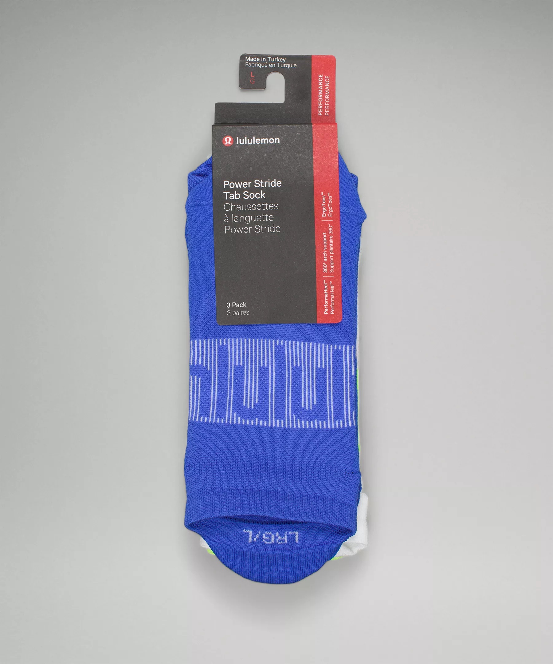 Men's Power Stride Tab Socks *3 Pack - 4