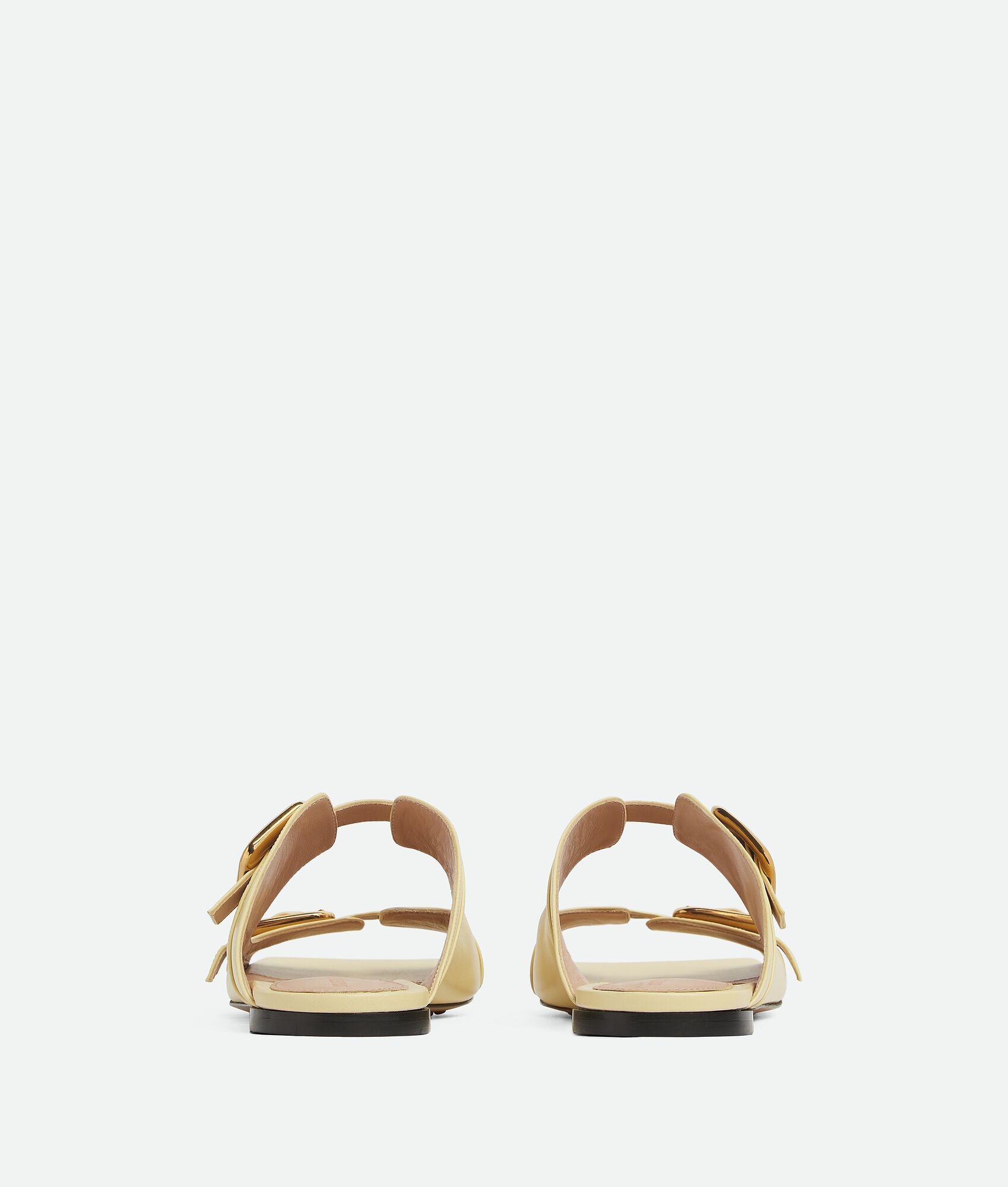 Stretch Buckle Mule Sandal Flat - 3