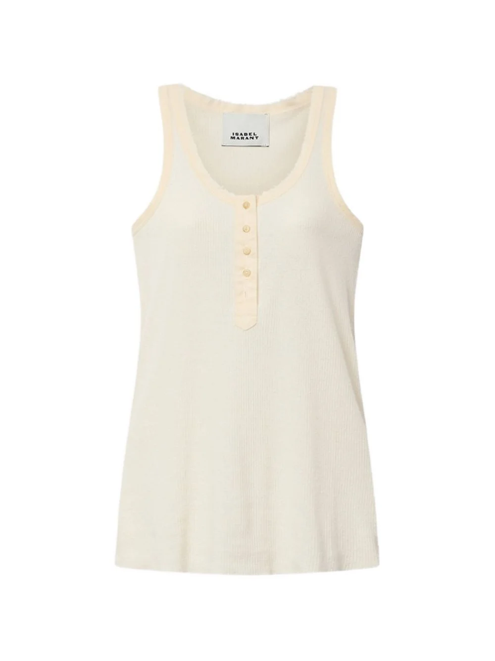 Helma button-details tank top - 1
