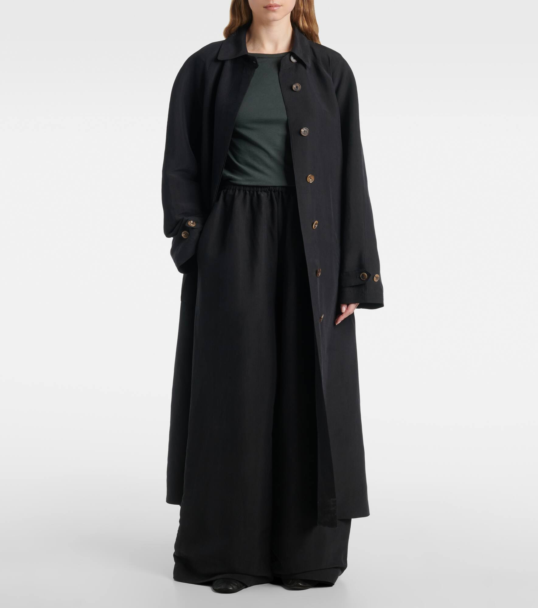 Ryo silk wrap coat - 7