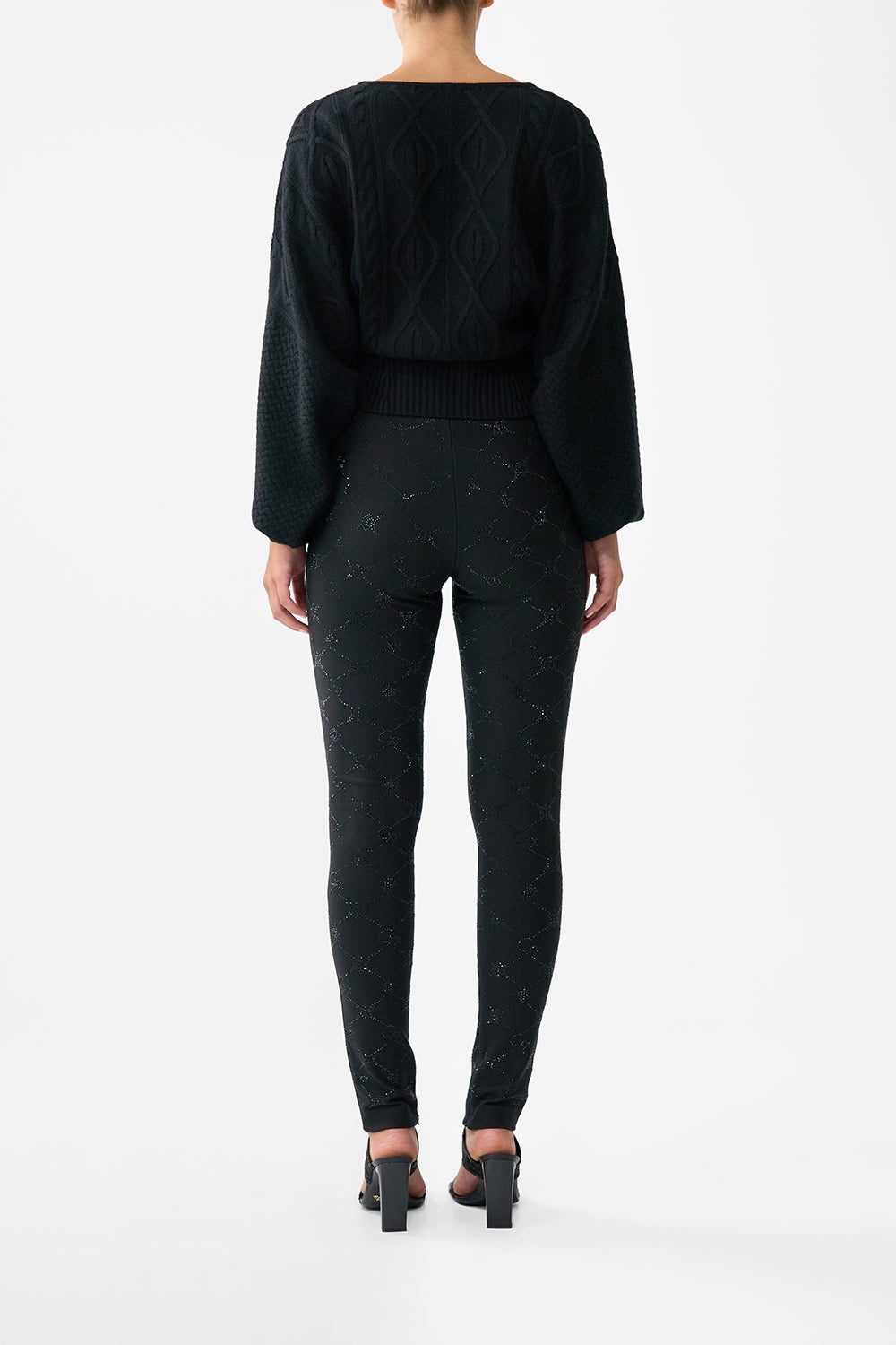SURPLICE NECK KNIT JUMPER - 3