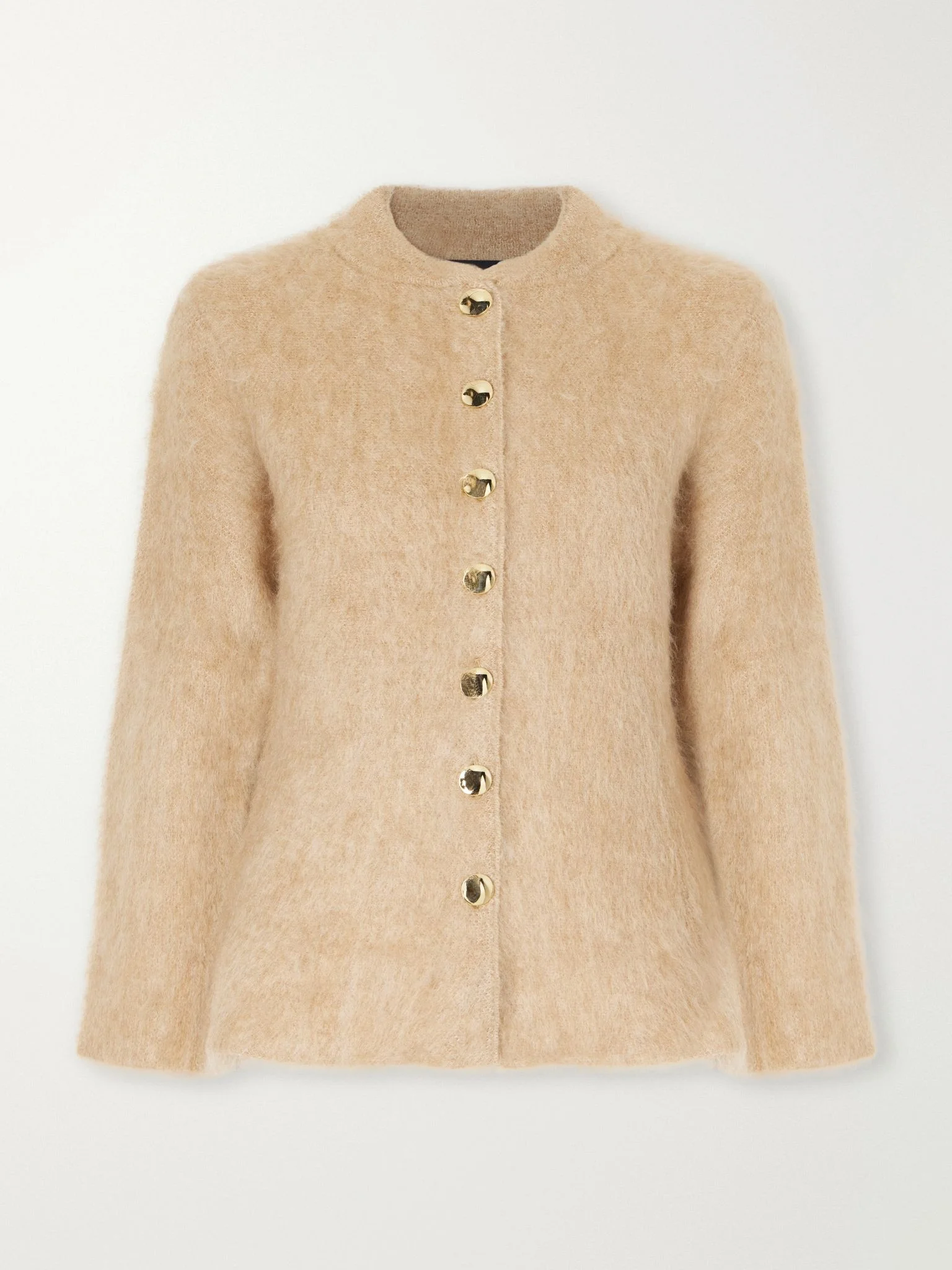 Aniza brushed cardigan Beige - 1