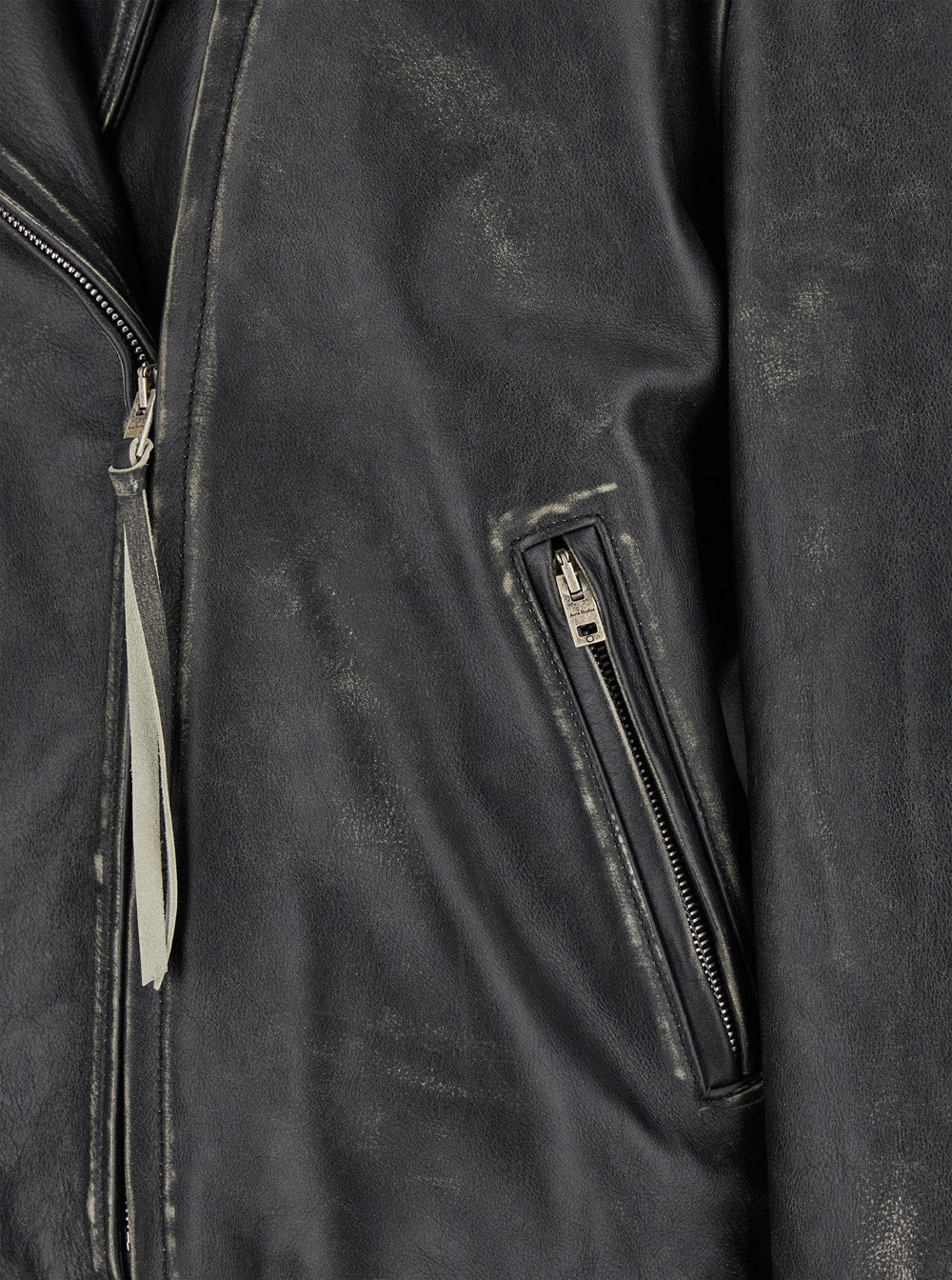 Acne Studios Women Black Biker Jacket In Vintage Looking Leather Woman - 3