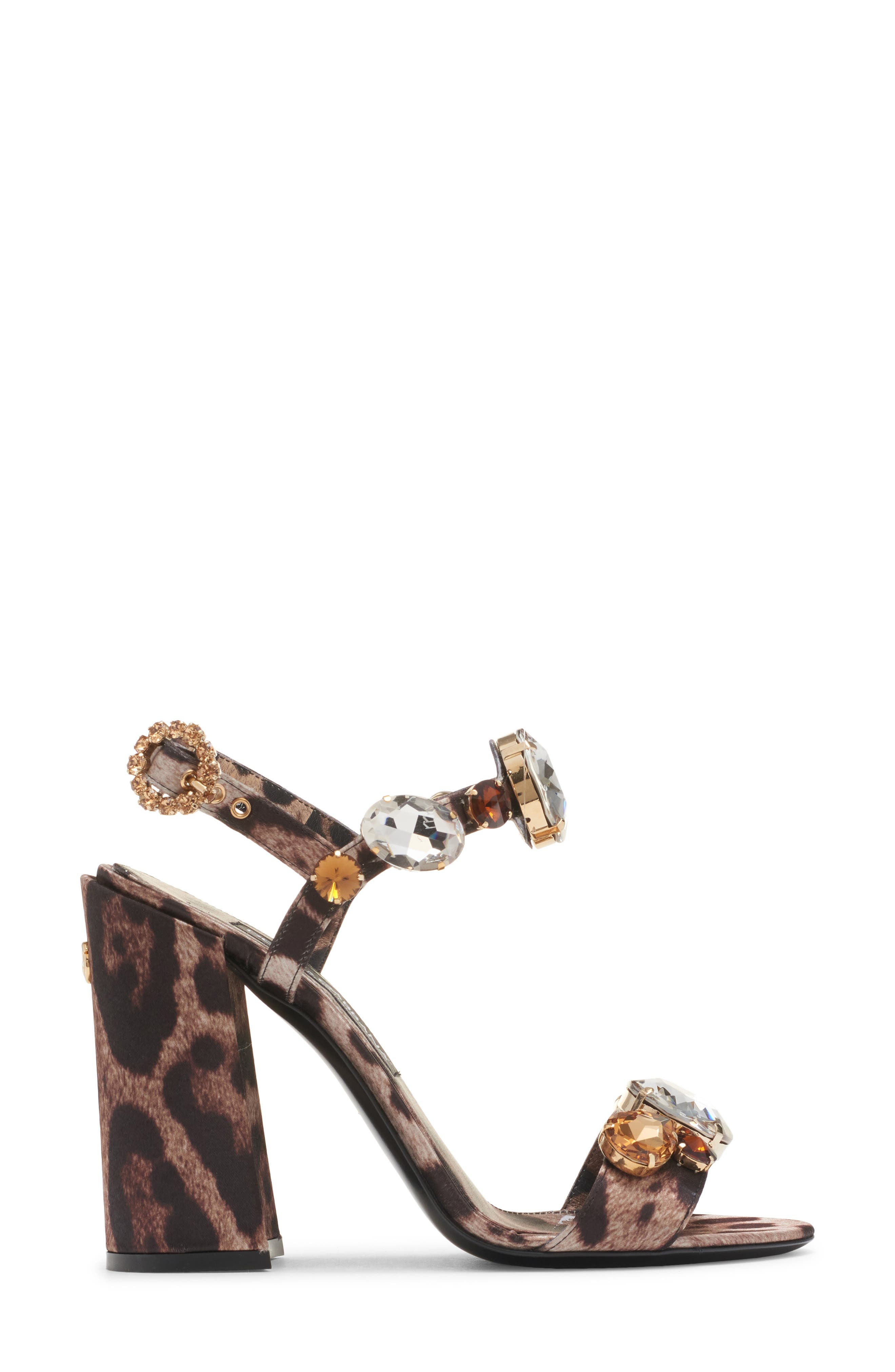Dolce&Gabbana Crystal Embellished Sandal in Leo New at Nordstrom - 3