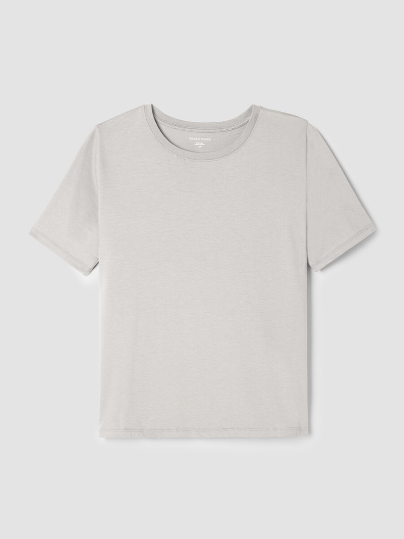 Organic Pima Cotton Jersey Round Neck Tee 1