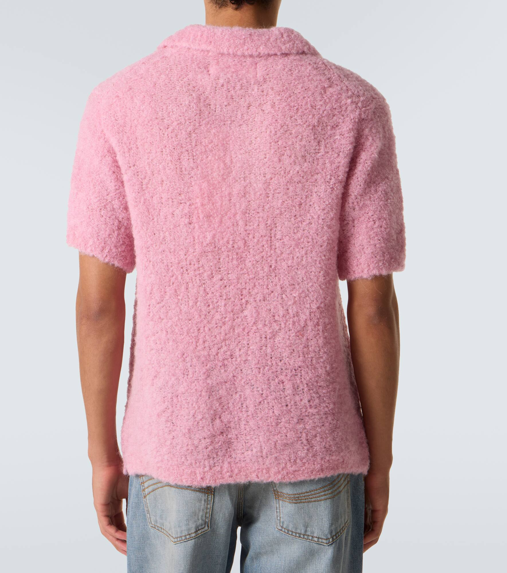 Alpaca-blend polo sweater - 4