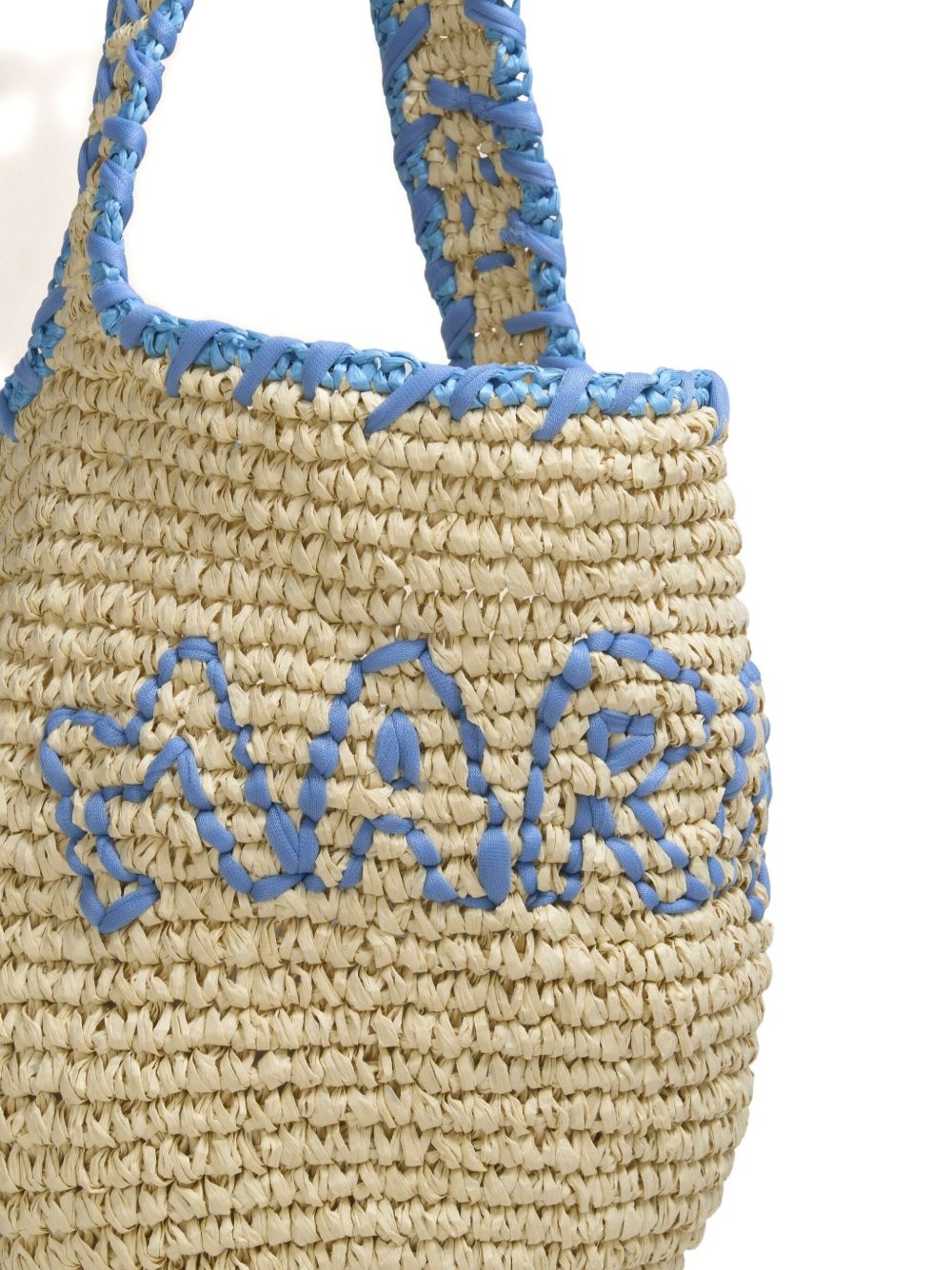 crochet-embroidered shoulder bag - 6