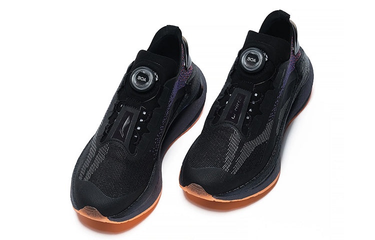 (WMNS) Li-Ning Essential 'Black Purple' ARRS002-13 - 5