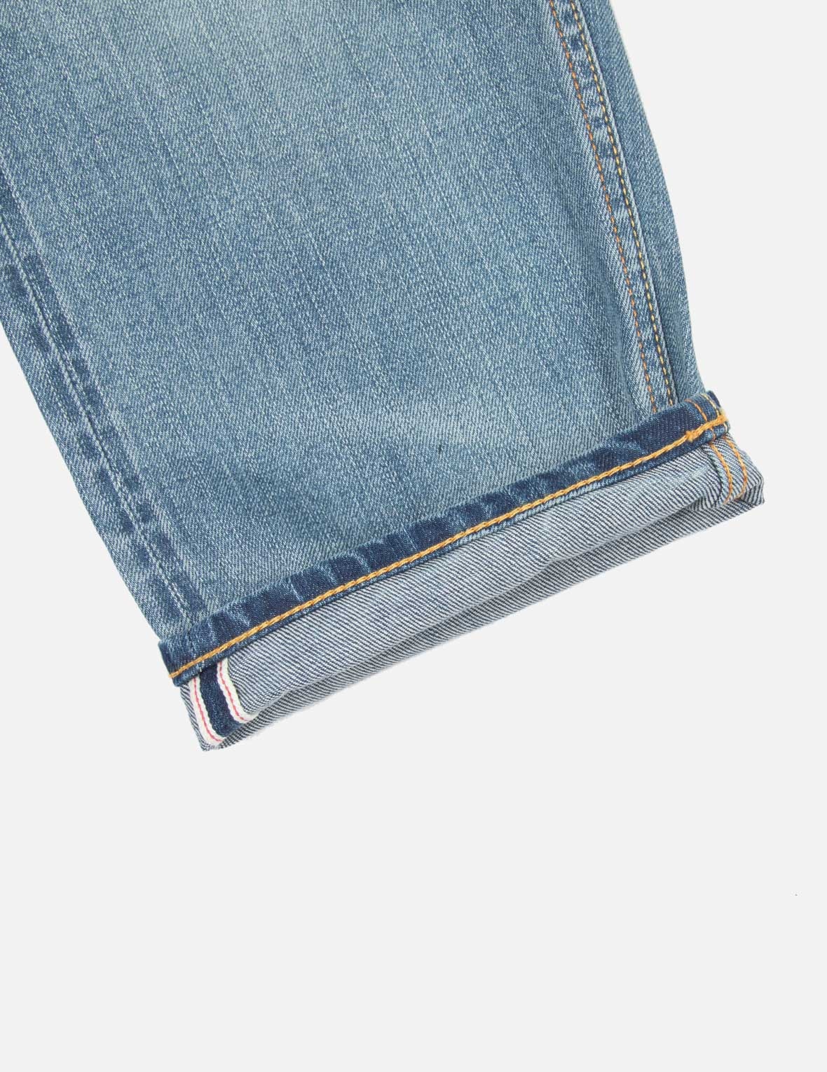 DIAMOND DARUMA PRINTED POCKET CROPPED-FIT JEANS #2027 - 12