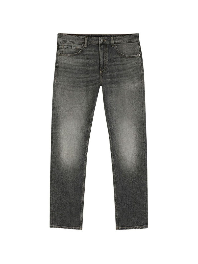 faded slim-fit jeans 1