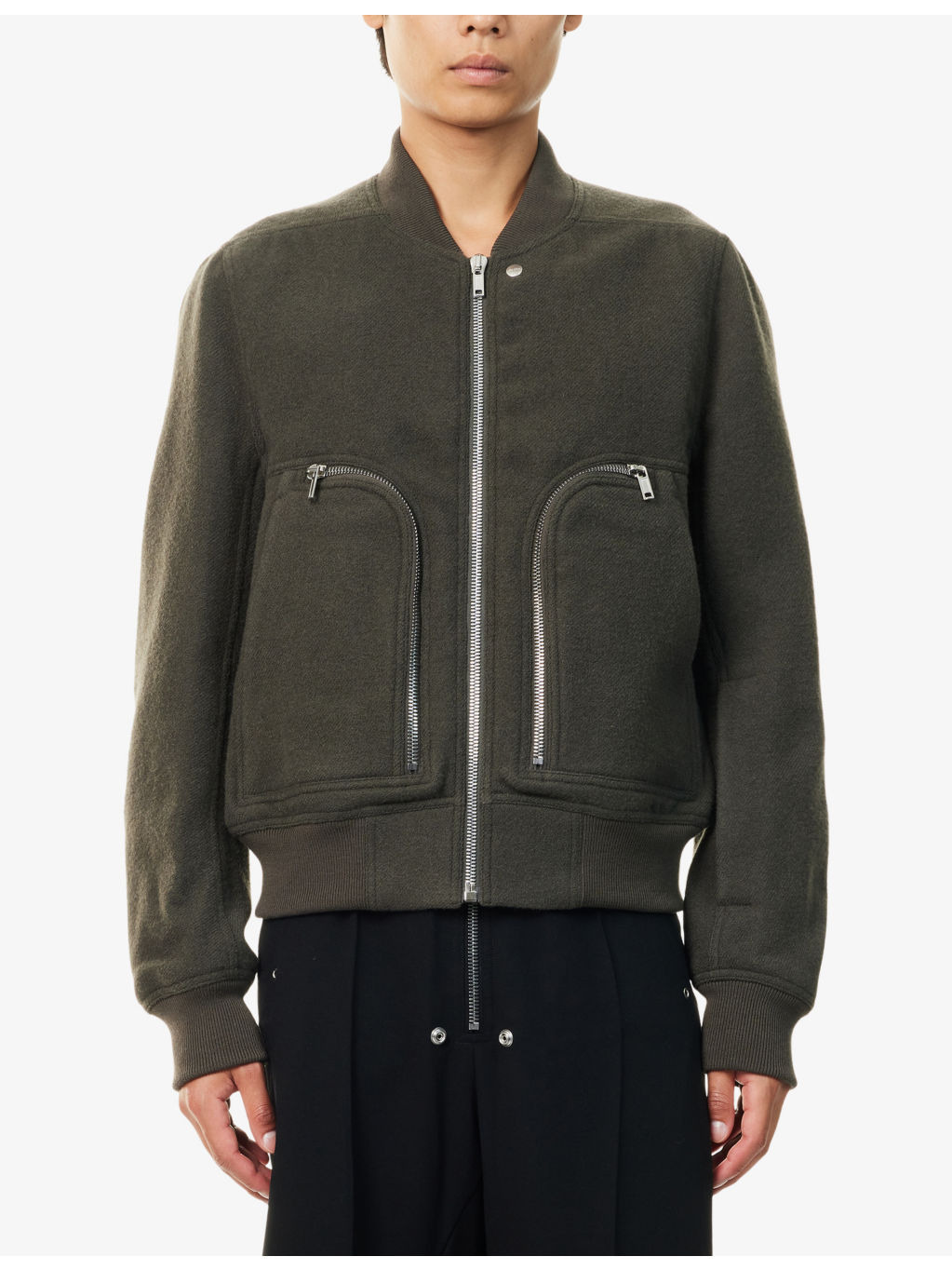 Bauhaus Flight Wool Bomber Jacket - 3