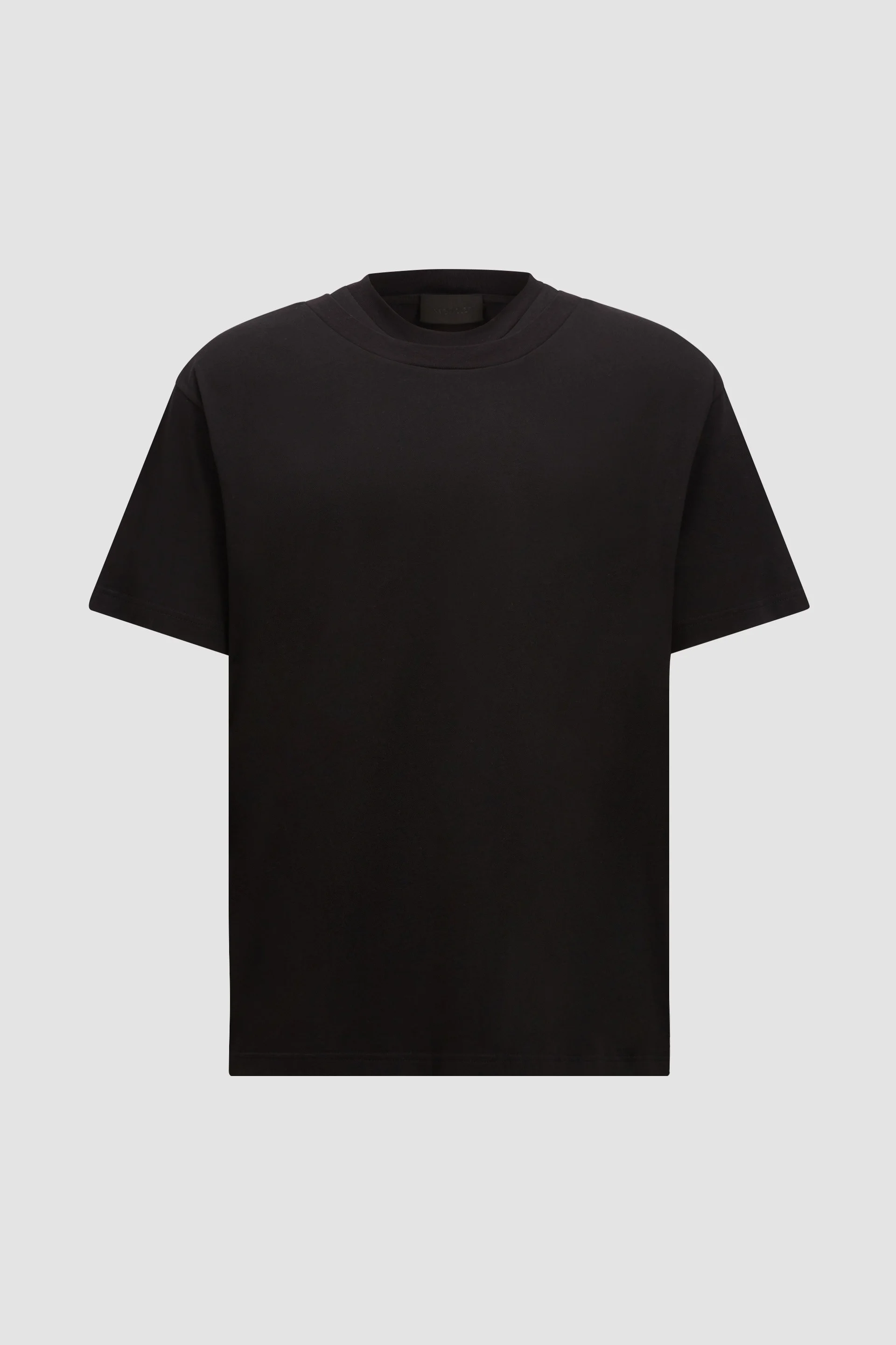 Double Collar Cotton T-Shirt - 1