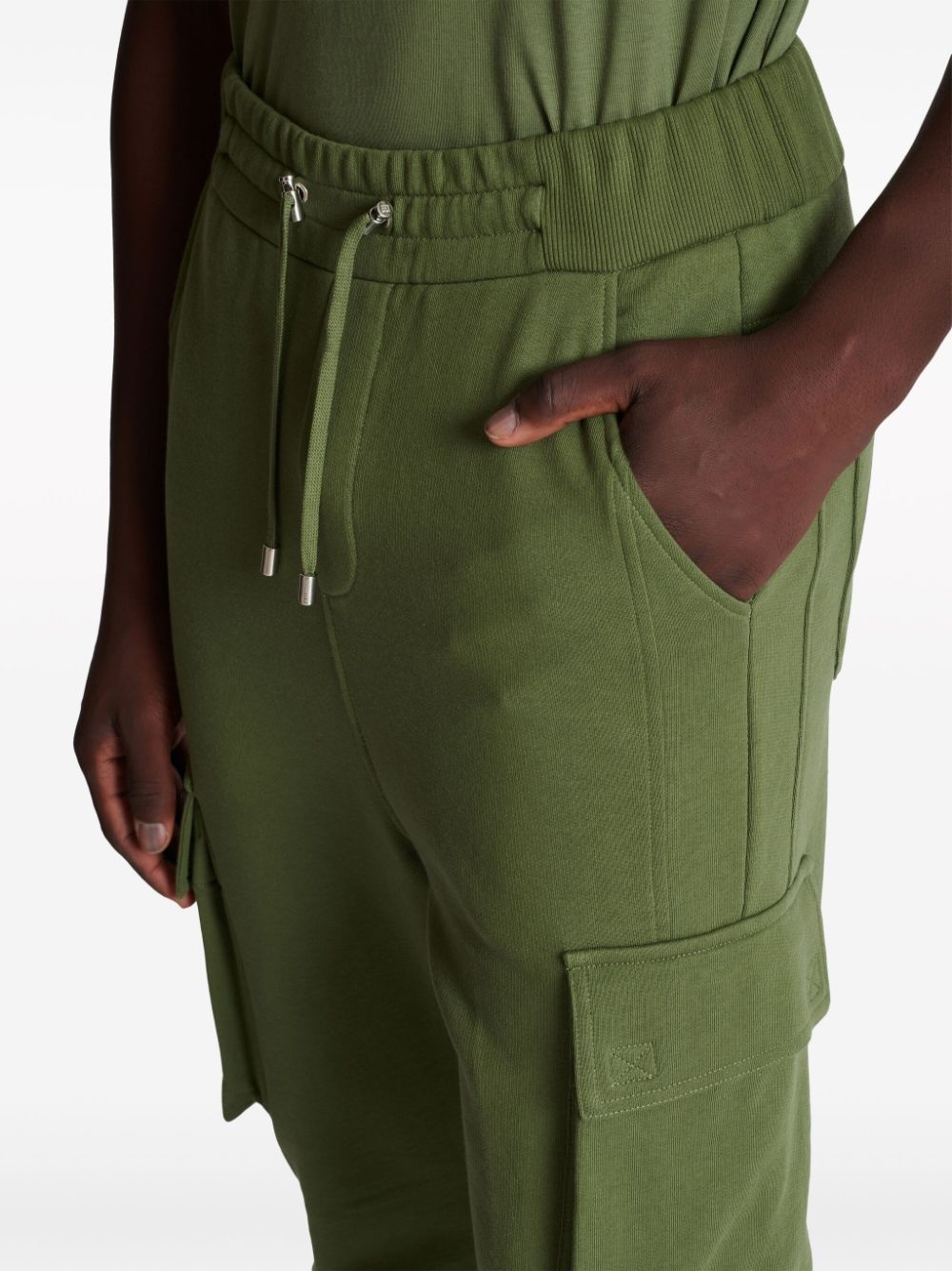 logo-print cargo track pants - 6