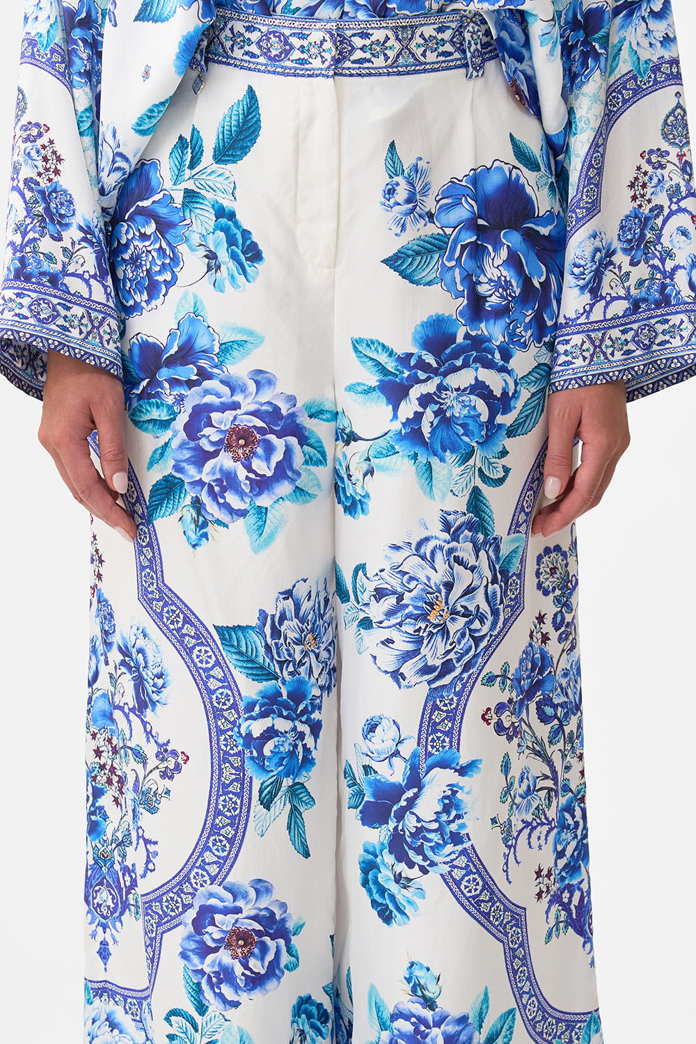 WIDE LEG WAISTED PANT - 6