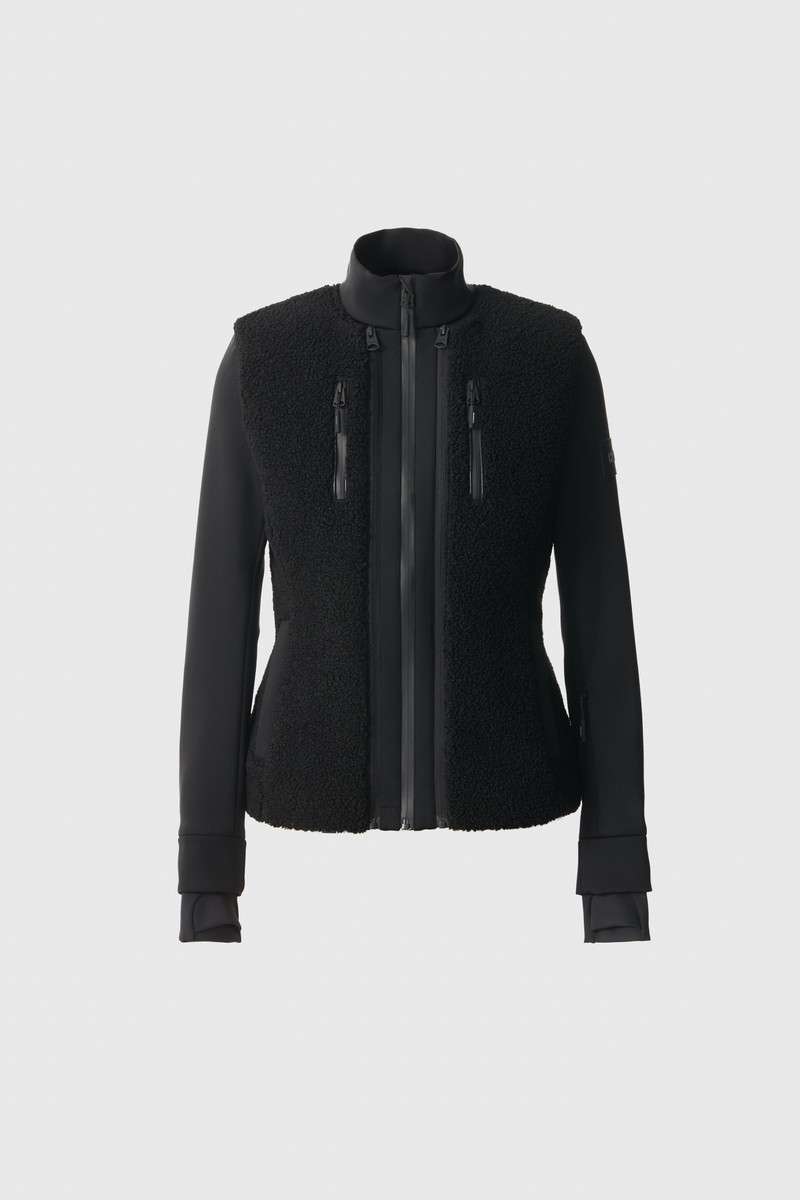 DEWI 3-in-1 Stretch Bonded Fleece and Teddy Ski Jacket - 1