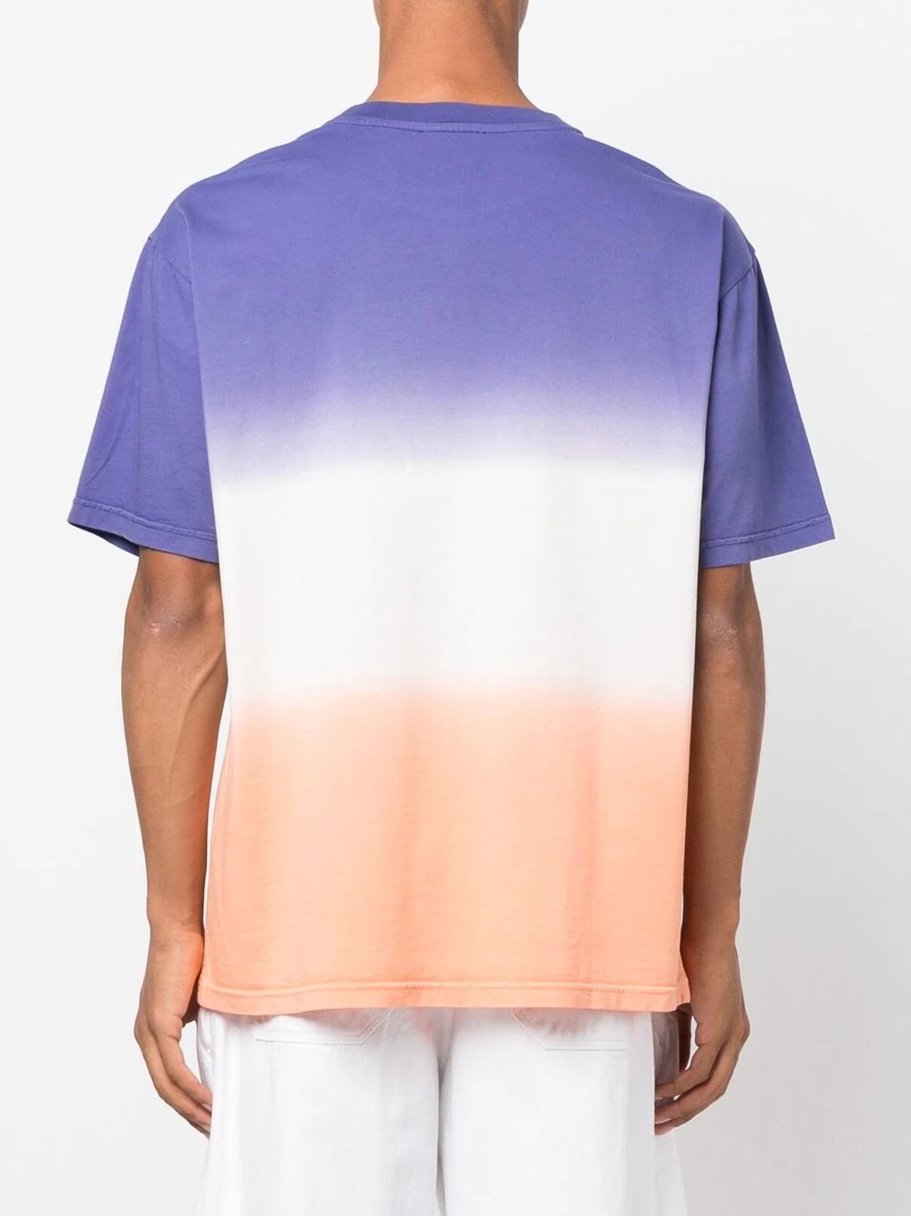 ombre-effect striped T-shirt - 4