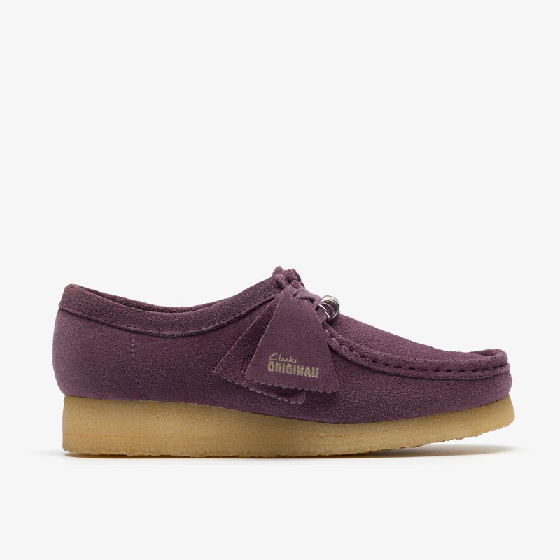 Wallabee Plum Suede 1