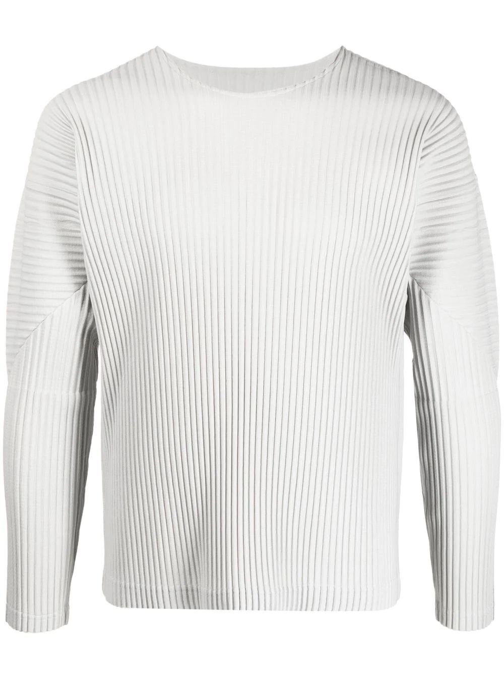 pleated long-sleeve T-Shirt - 1