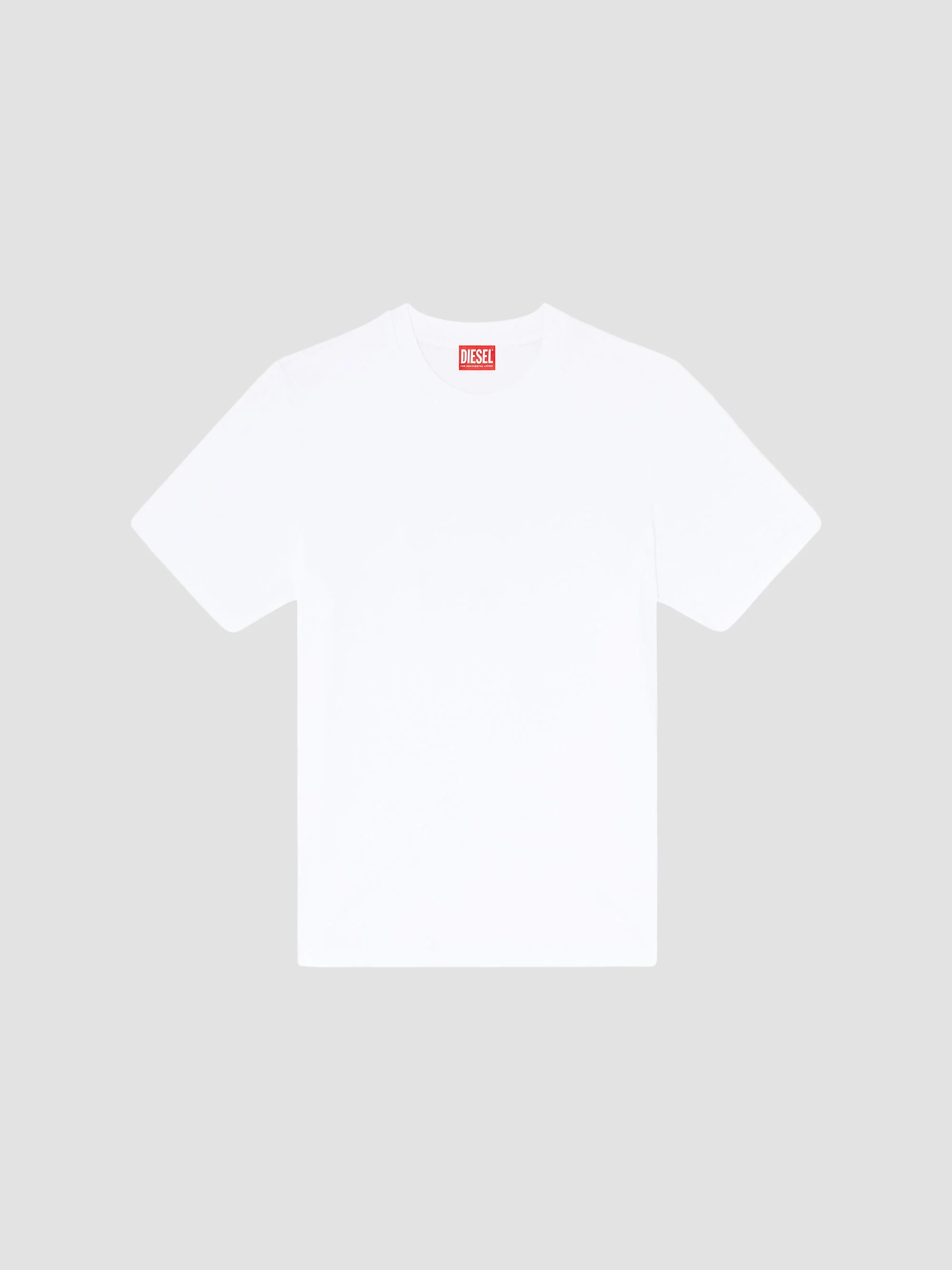 Men's Adjust Stretch-Cotton Crewneck T-Shirt - White - 1