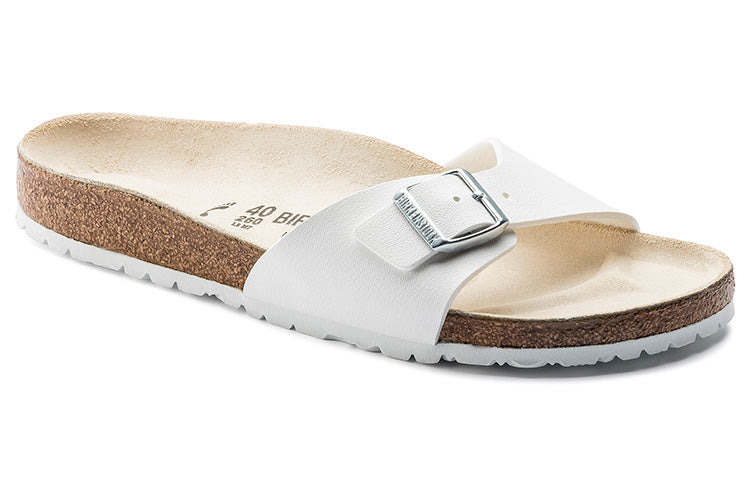 Birkenstock Madrid Birko-Flor Narrow Fit Sandals 'White' 40733 - 3
