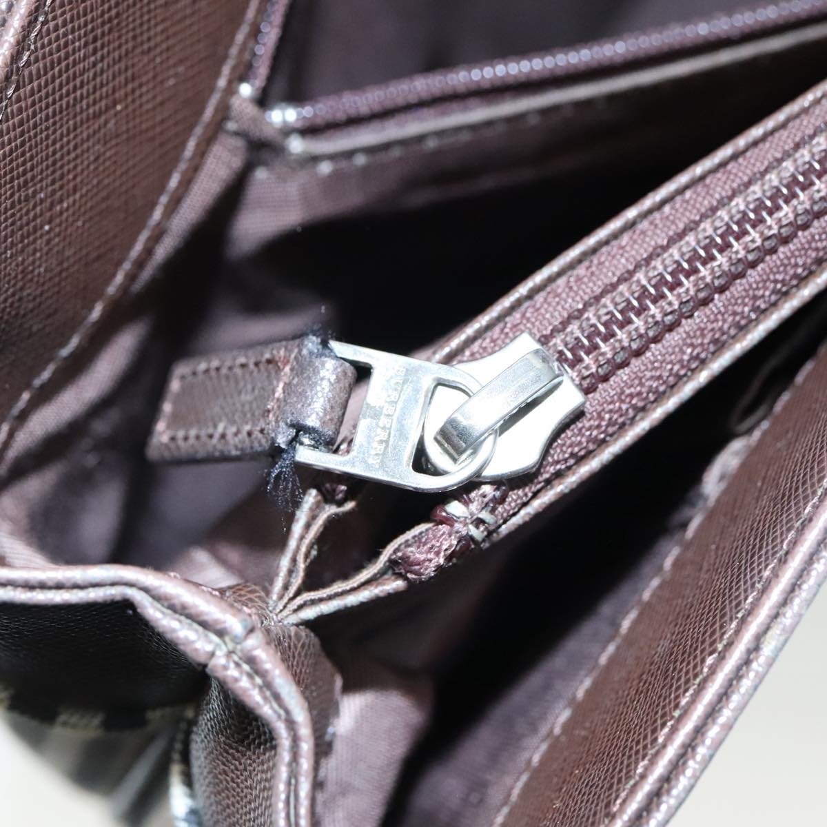 Burberry Nova Check Hand Bag Canvas Beige - 11