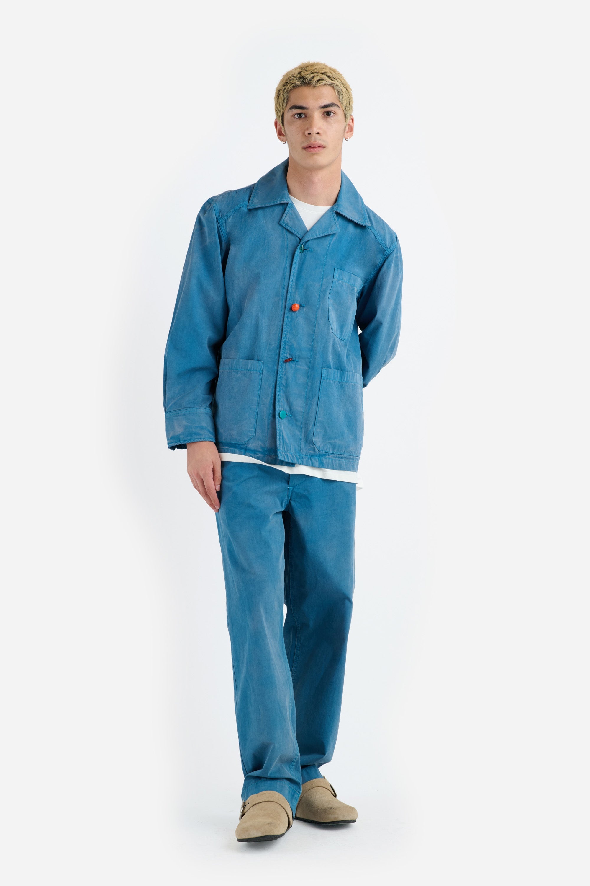 SILVANO WASHED CHORE JACKET - 2