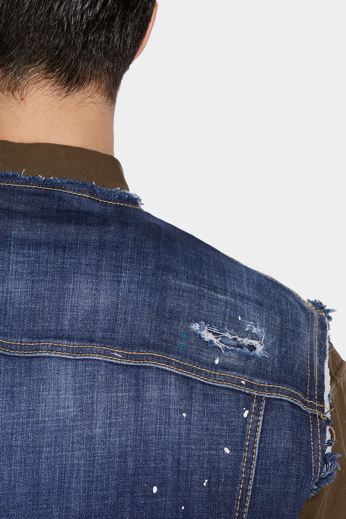 OVER JEAN VEST - 4