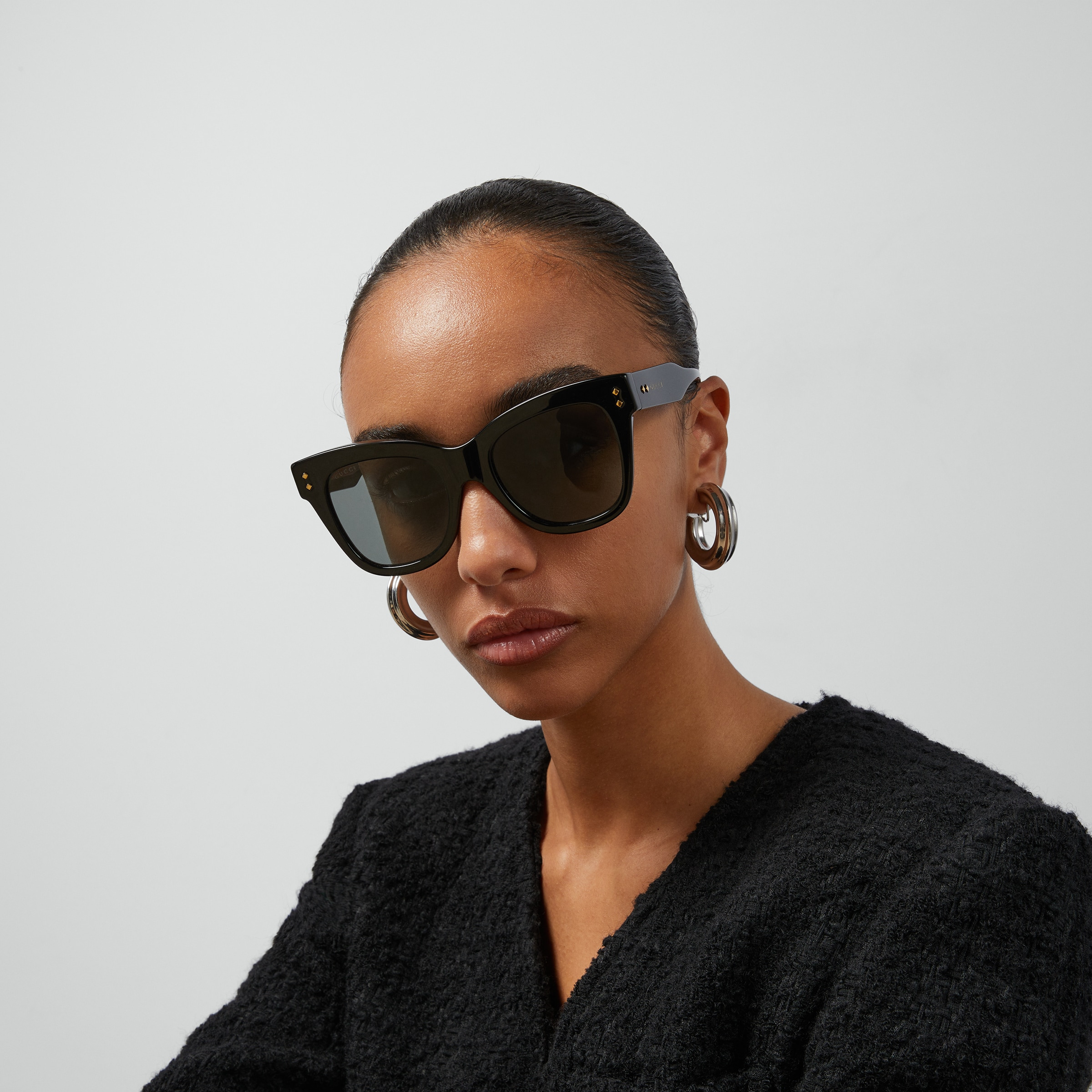 Cat-eye frame sunglasses - 3