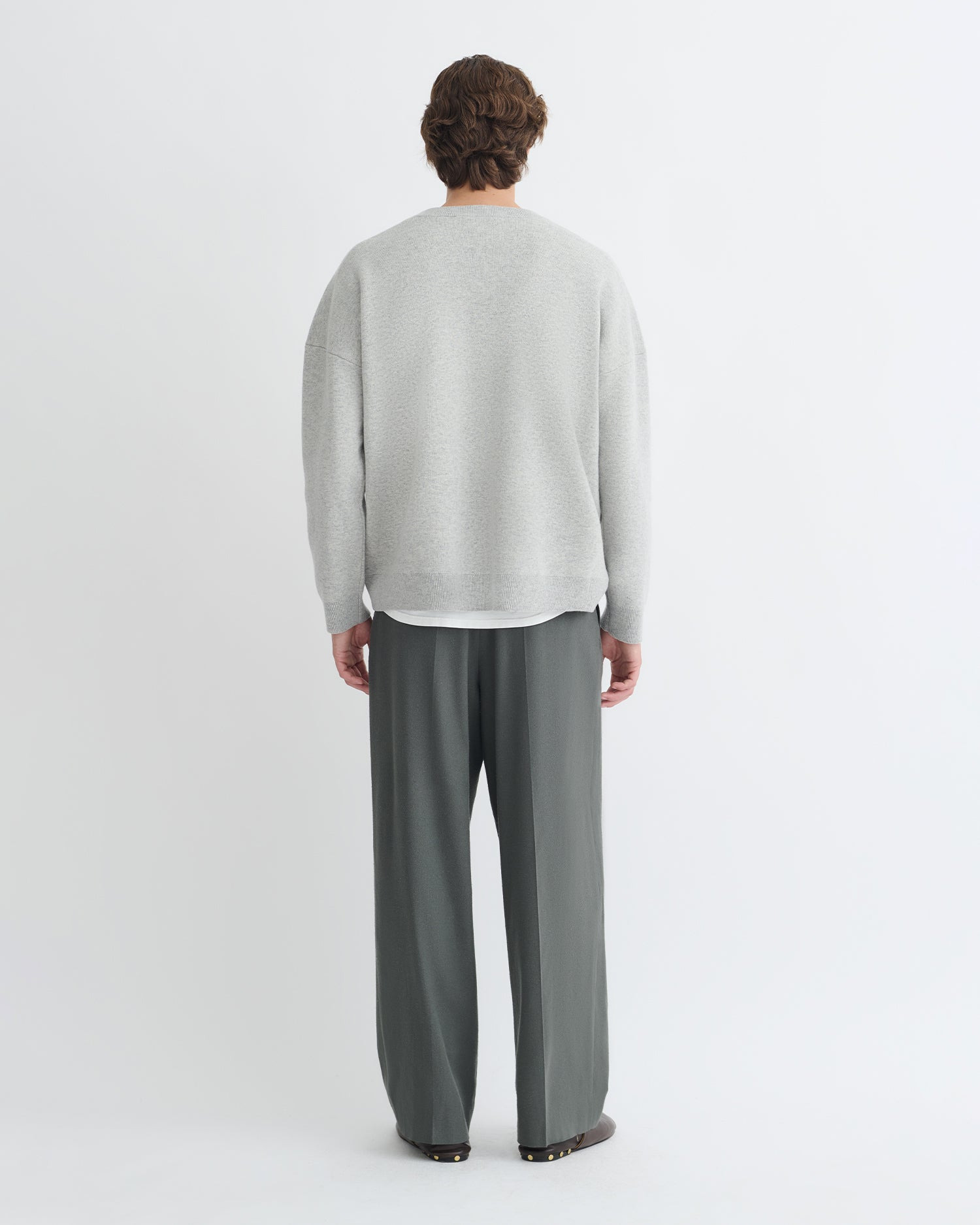 Merino and Terry Jacquard Sweater - 7